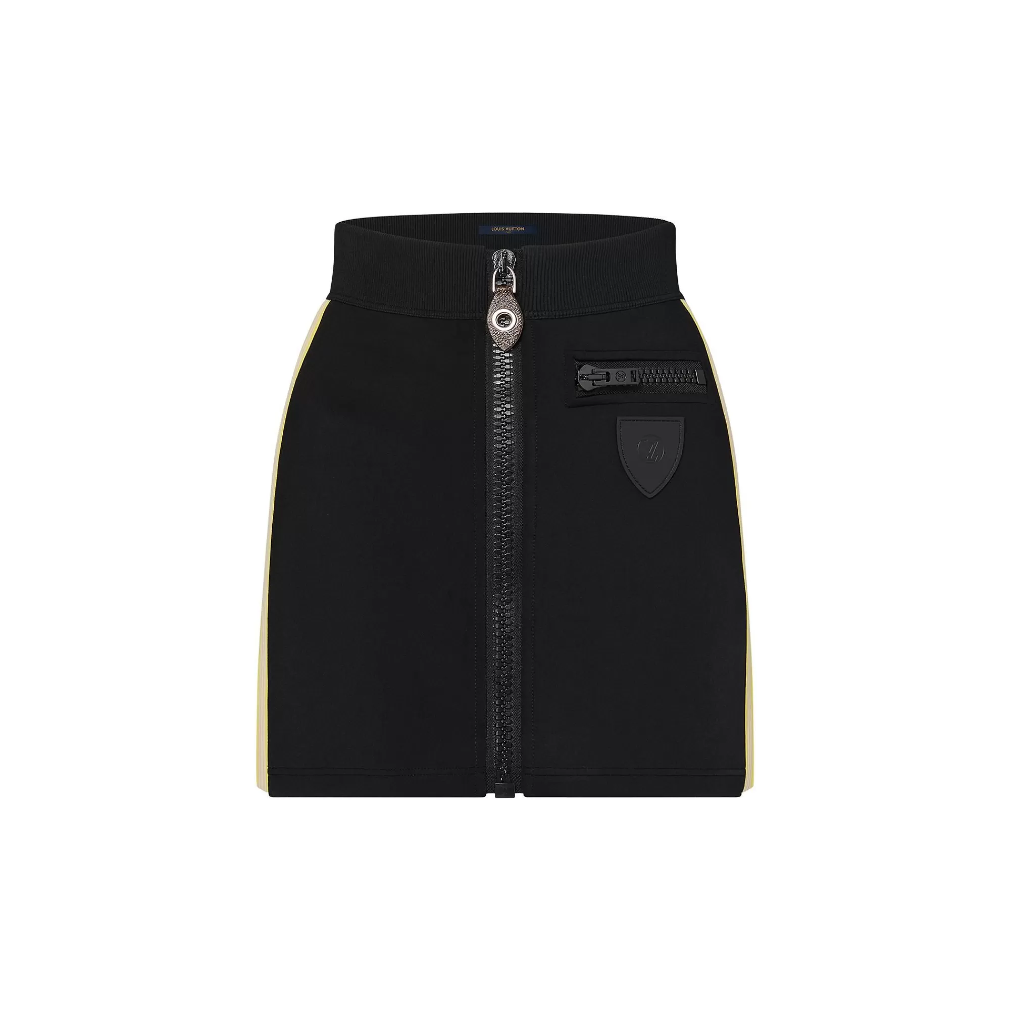 Best Louis Vuitton Technical Jersey Zip-Up Skirt
