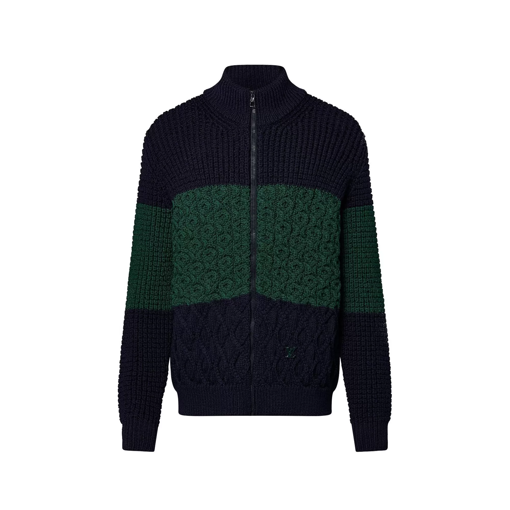 Outlet Louis Vuitton Technical Wool Zip Blouson