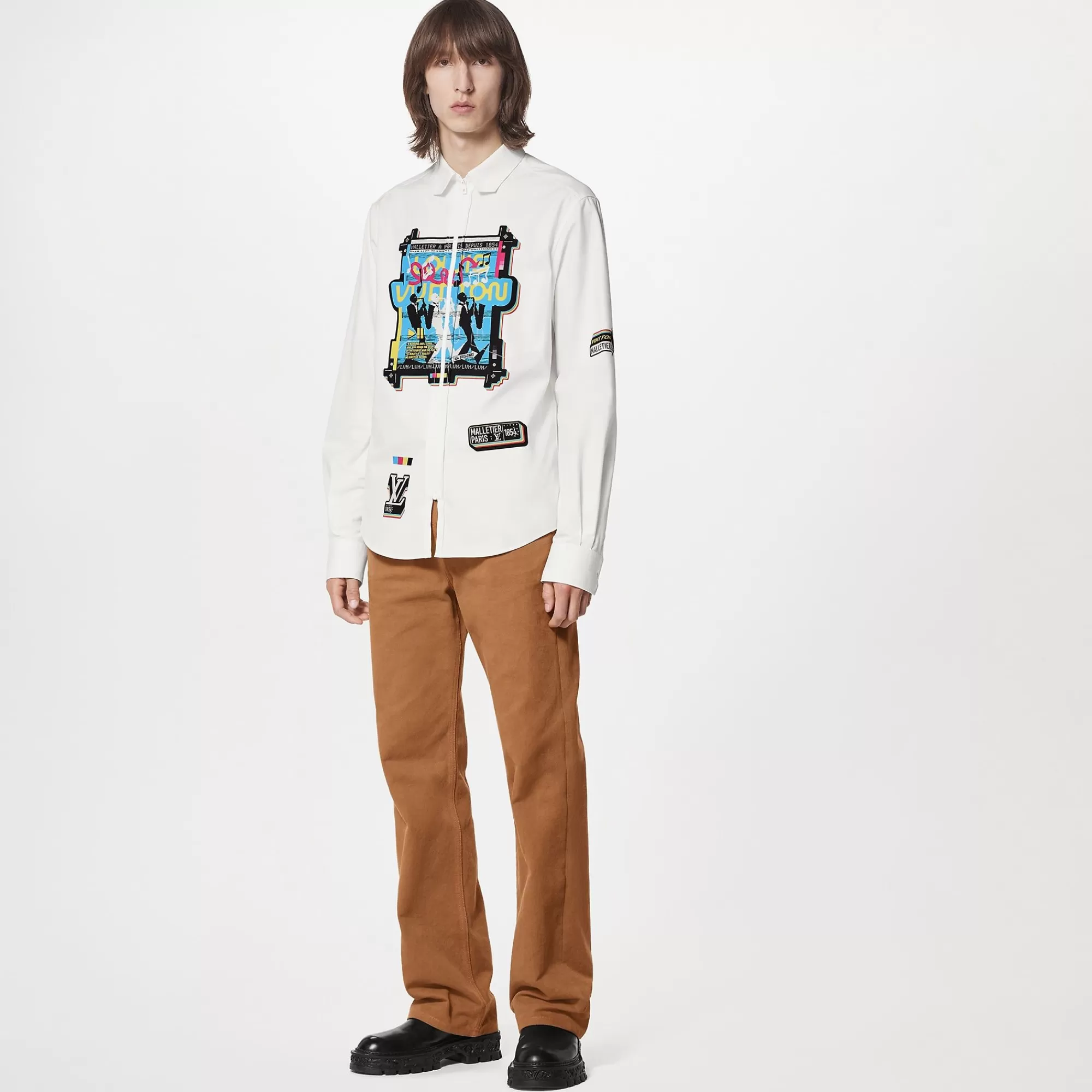 Discount Louis Vuitton Technical Zipped Shirt