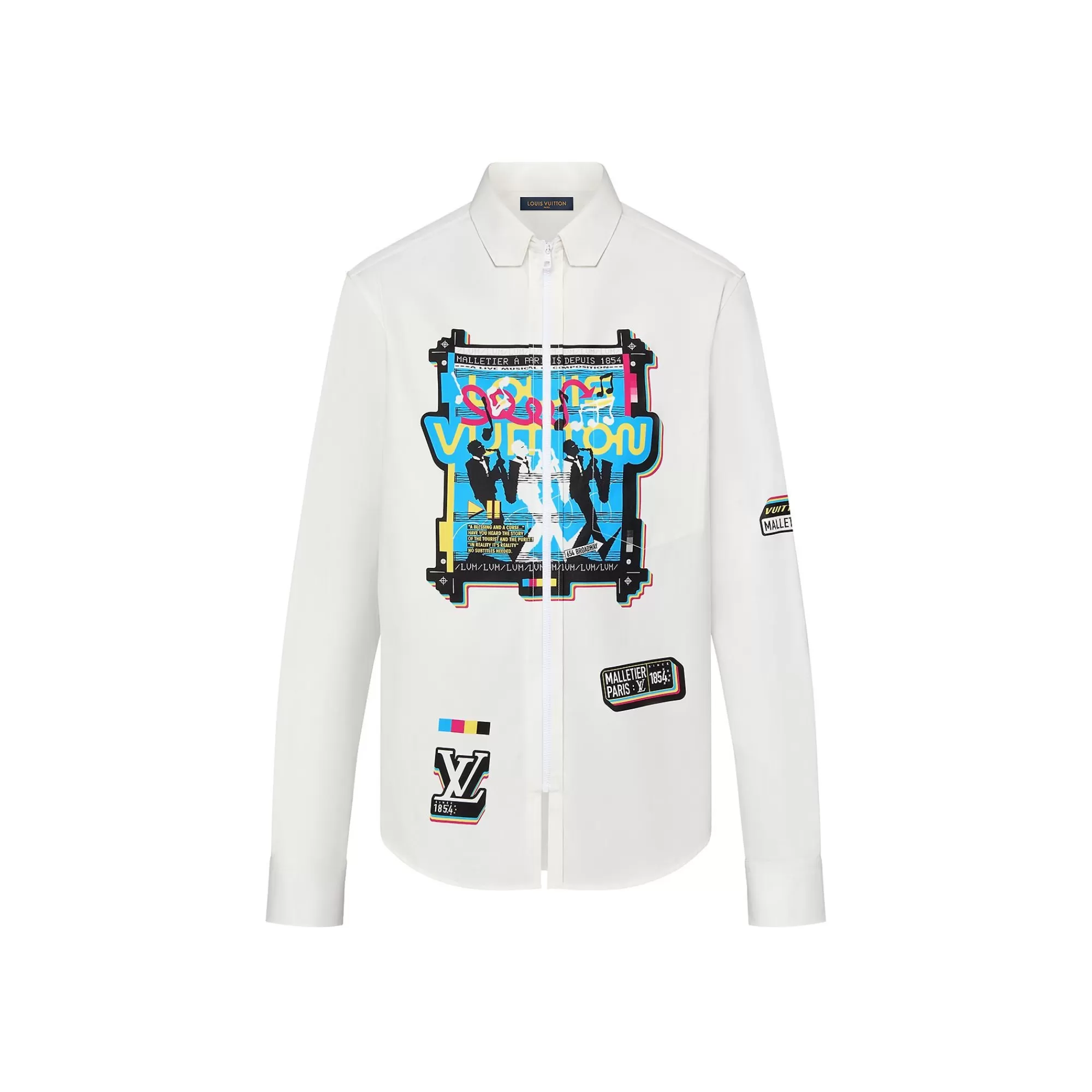 Discount Louis Vuitton Technical Zipped Shirt
