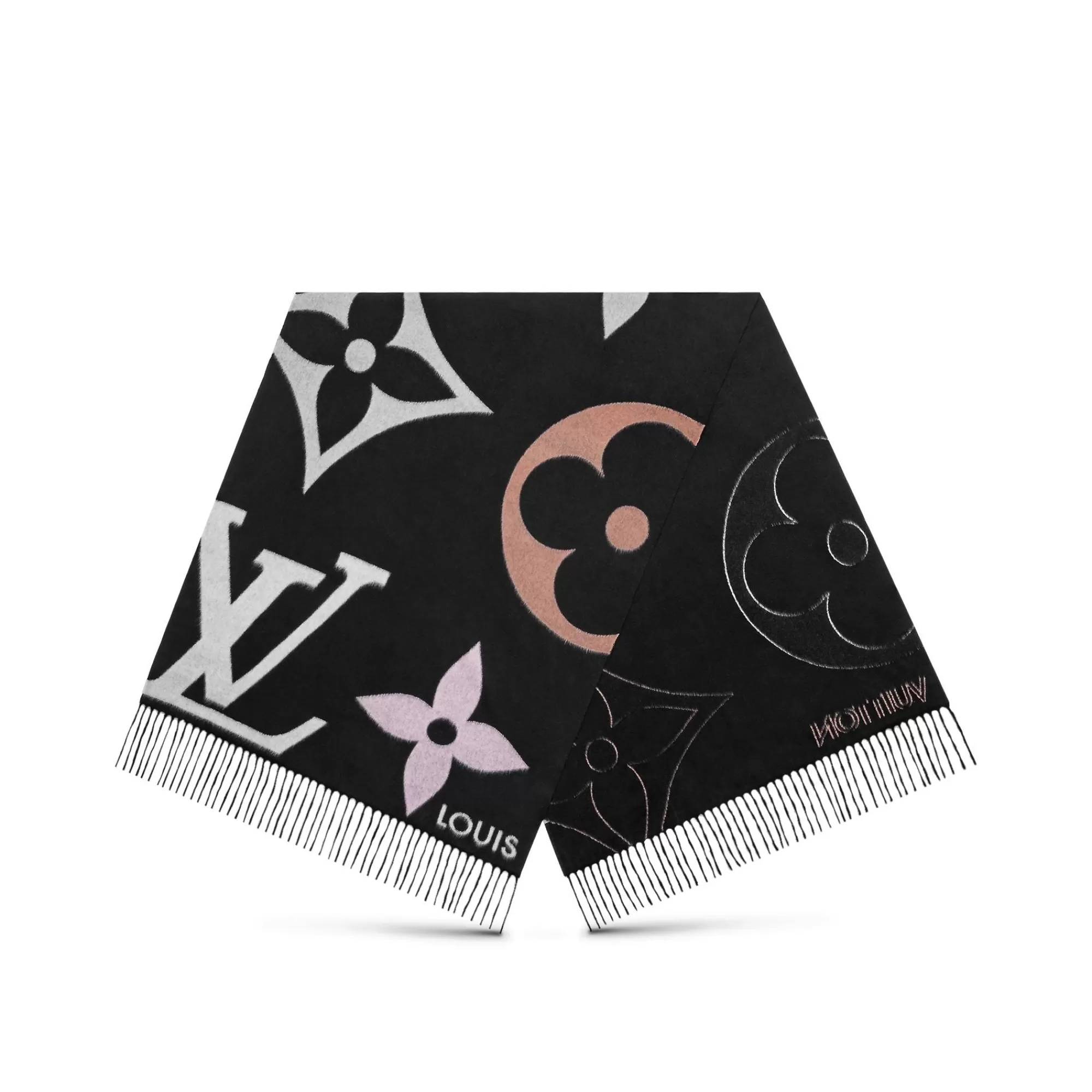 Hot Louis Vuitton The Ultimate Scarf Black