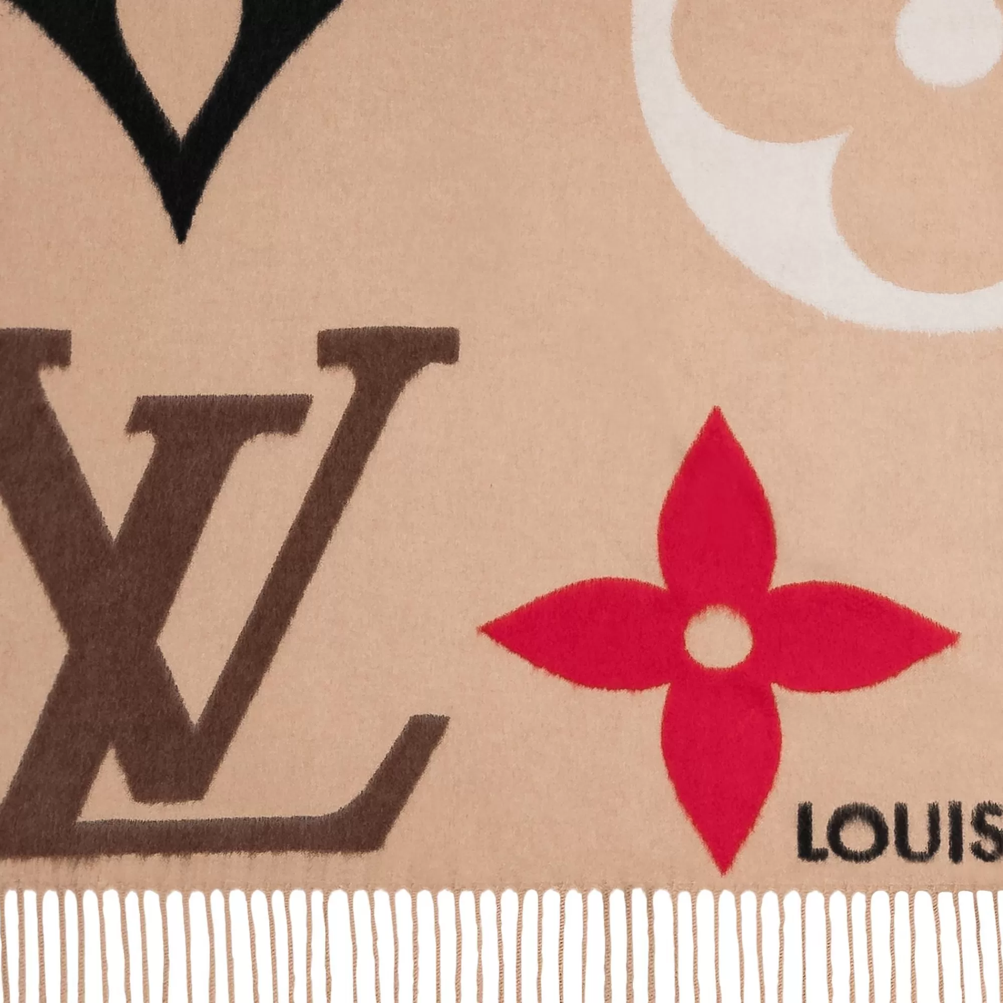 Best Sale Louis Vuitton The Ultimate Scarf Beige