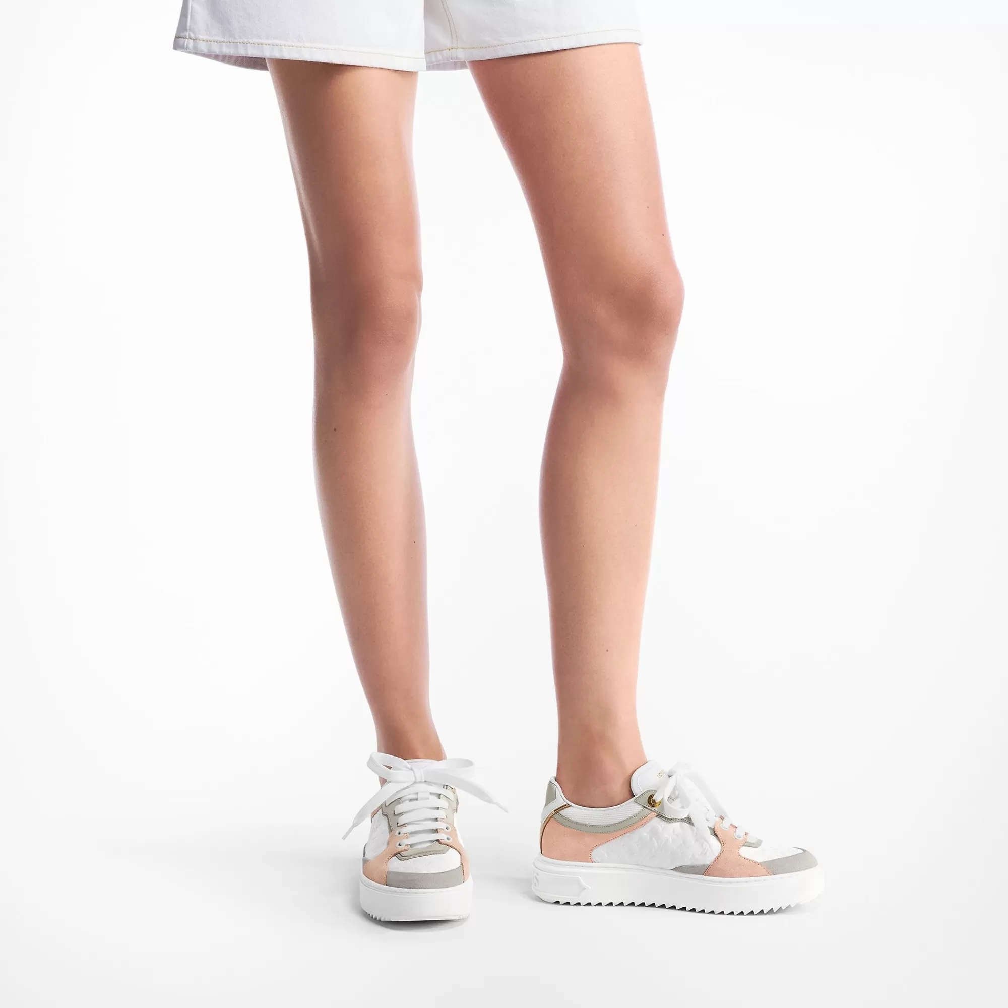 Fashion Louis Vuitton Time Out Sneaker Powdery Pink