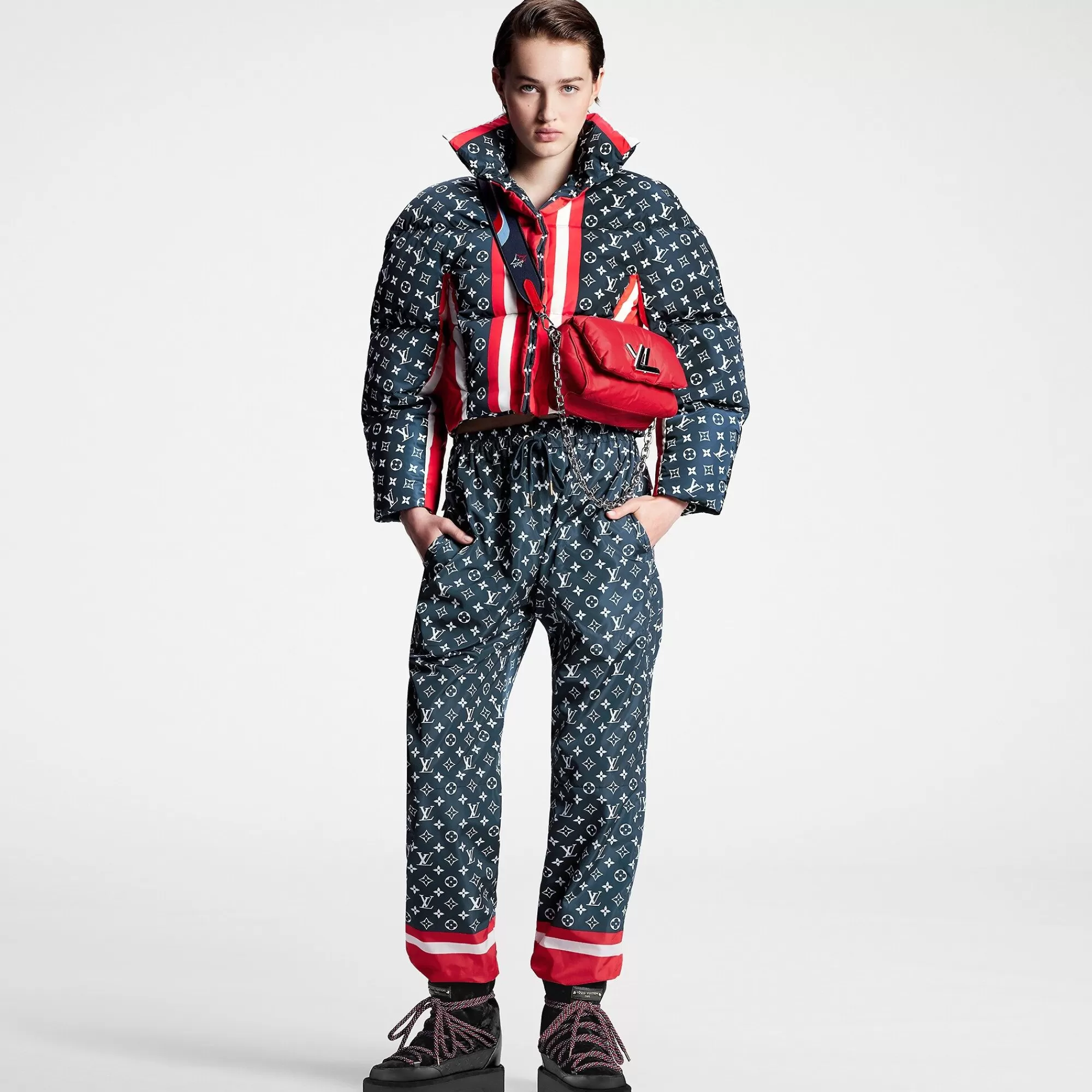 Store Louis Vuitton Tricolor Monogram Jogging Pants