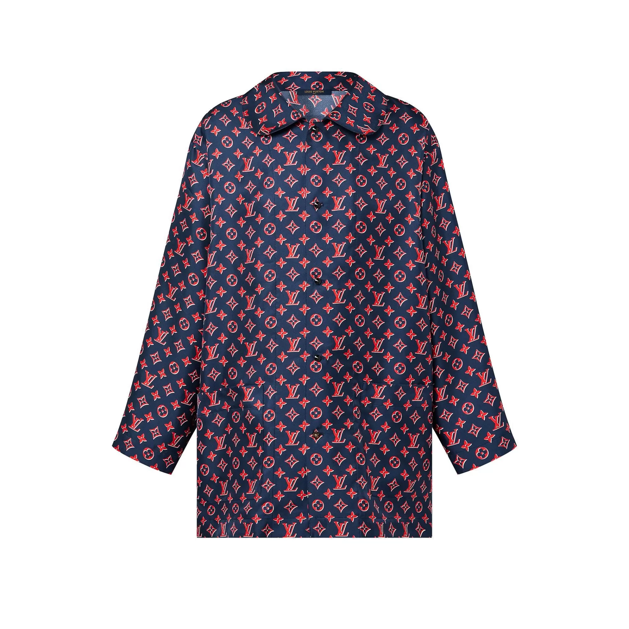 Online Louis Vuitton Tricolor Monogram Pajama Shirt
