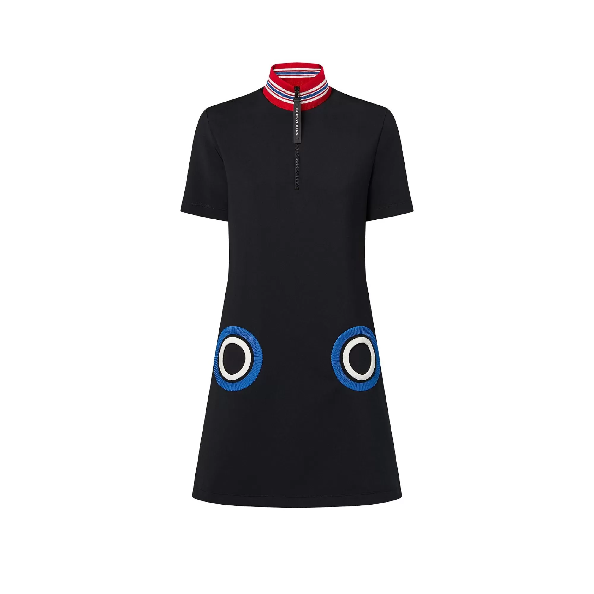 Clearance Louis Vuitton Tricolor Porthole Pocket Dress