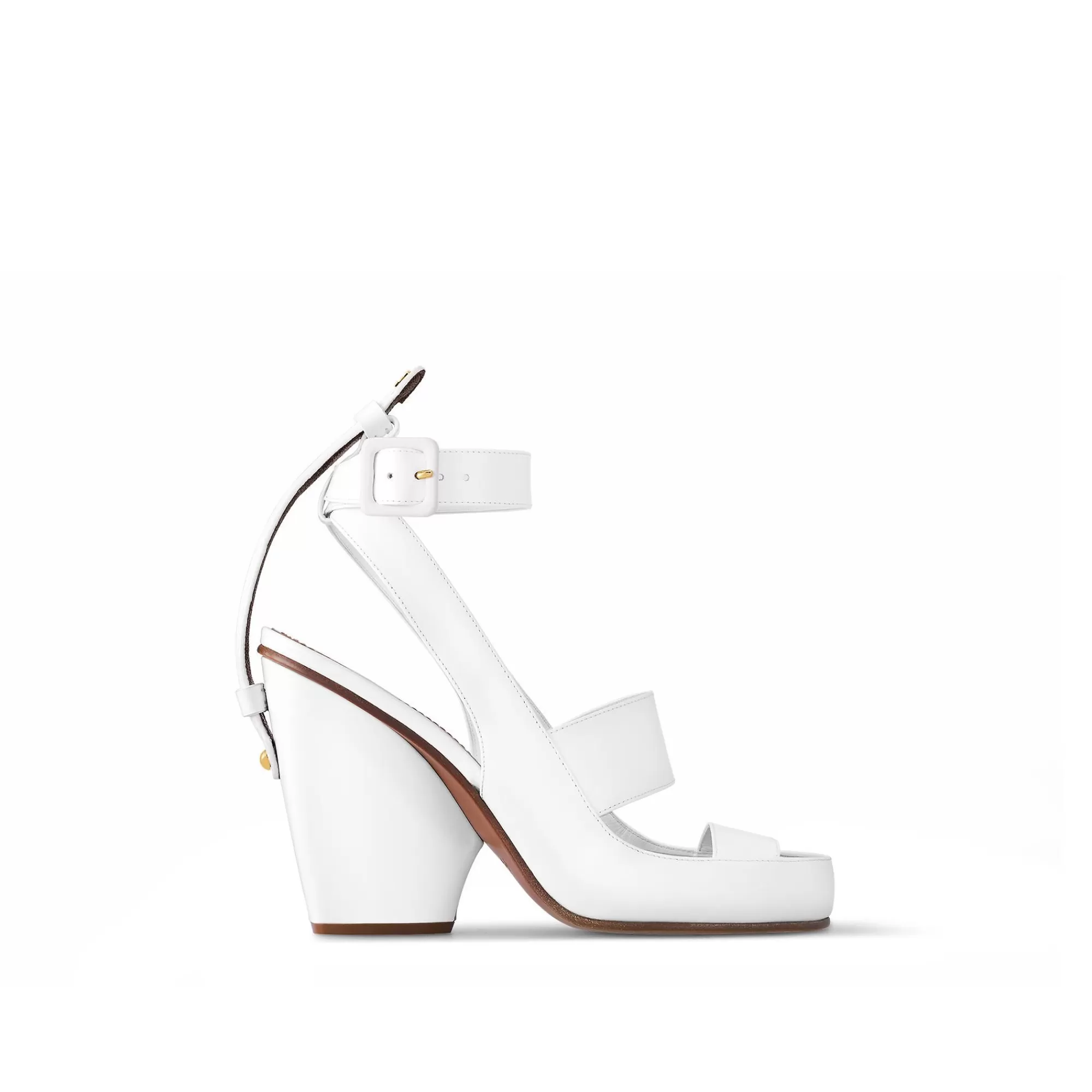 New Louis Vuitton Trinity Sandal White