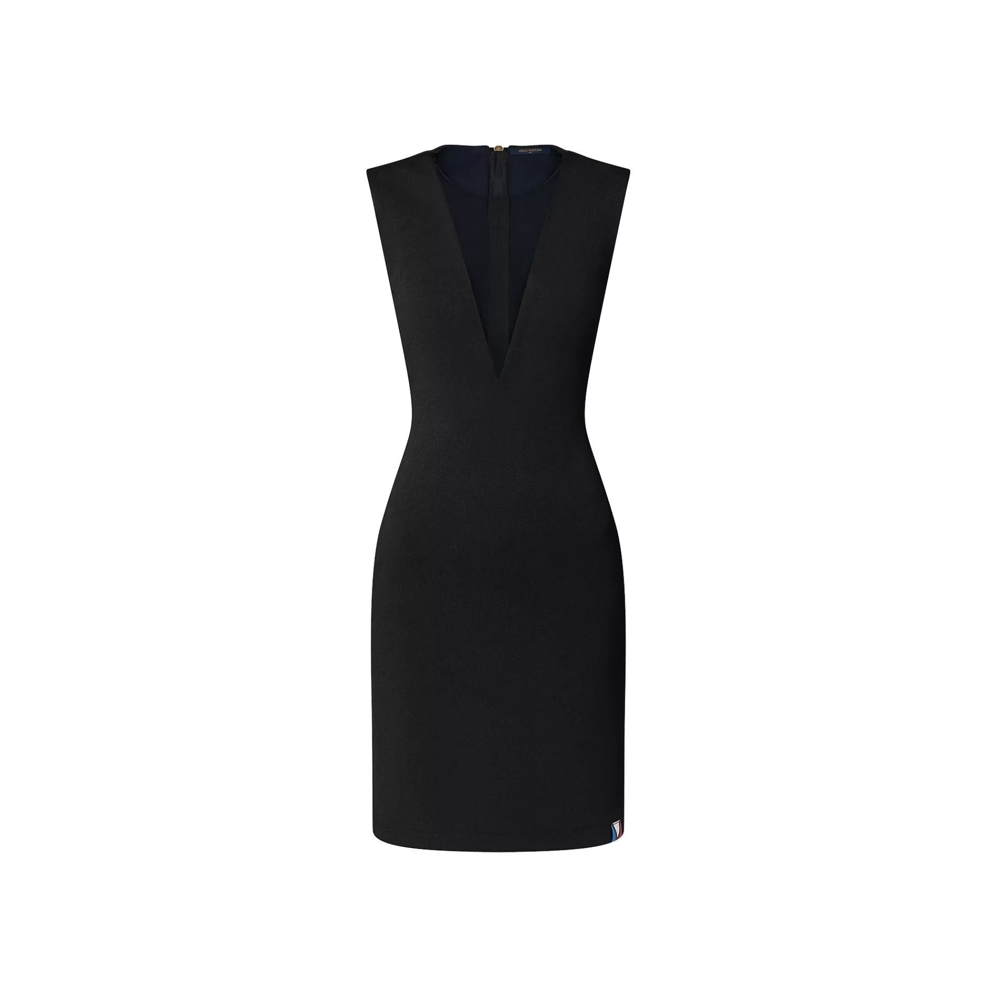 Outlet Louis Vuitton Tulle Insert Fitted Dress