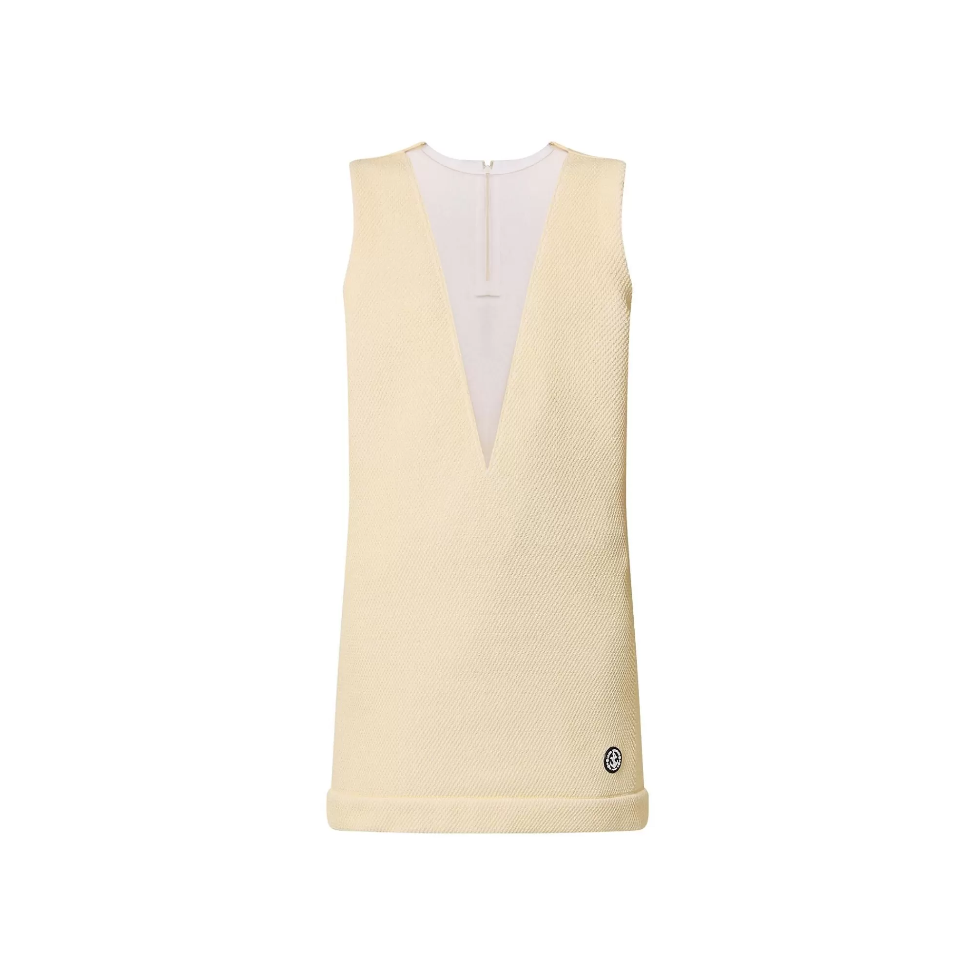 Online Louis Vuitton Tulle Insert Knit Dress