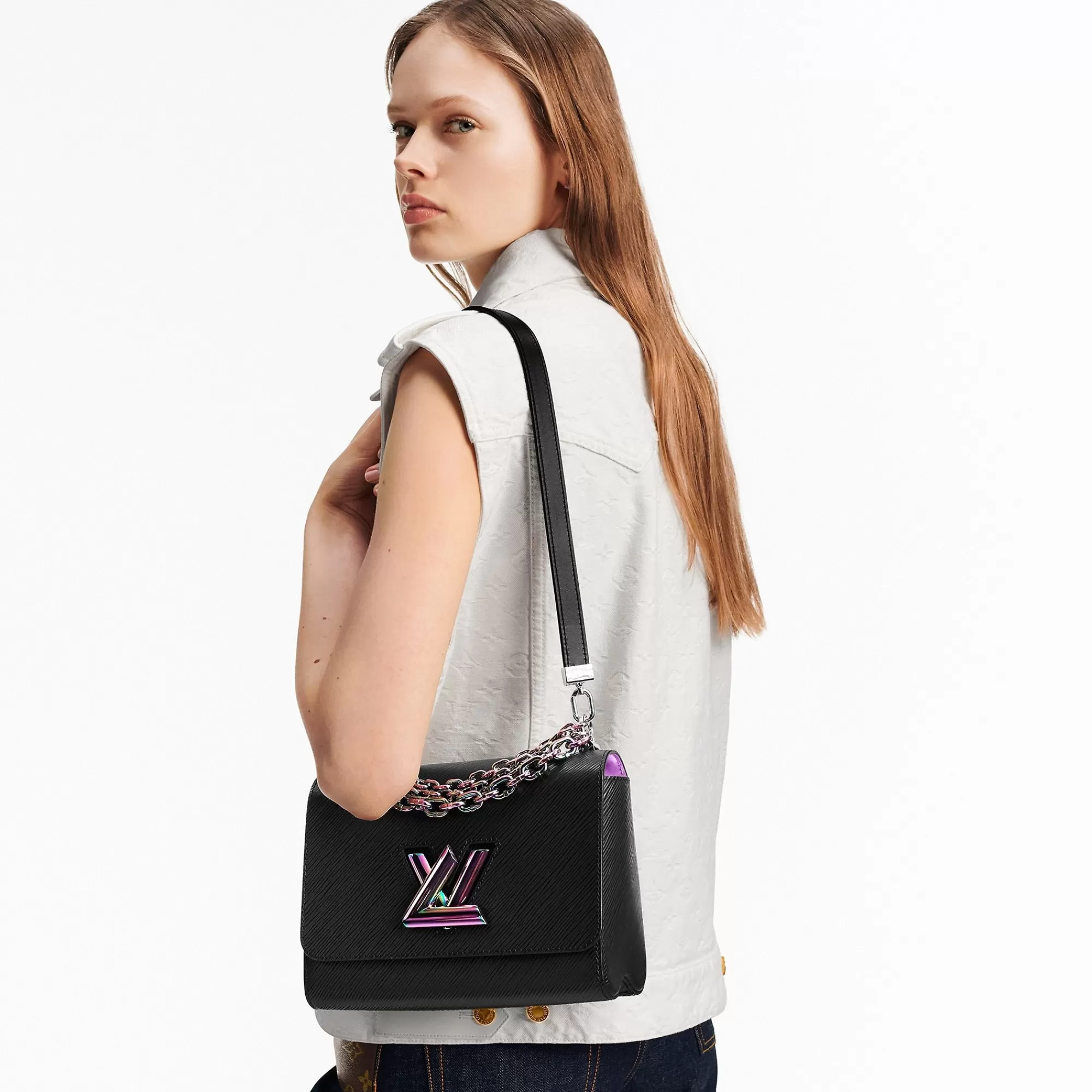 Cheap Louis Vuitton Twist Mm Black