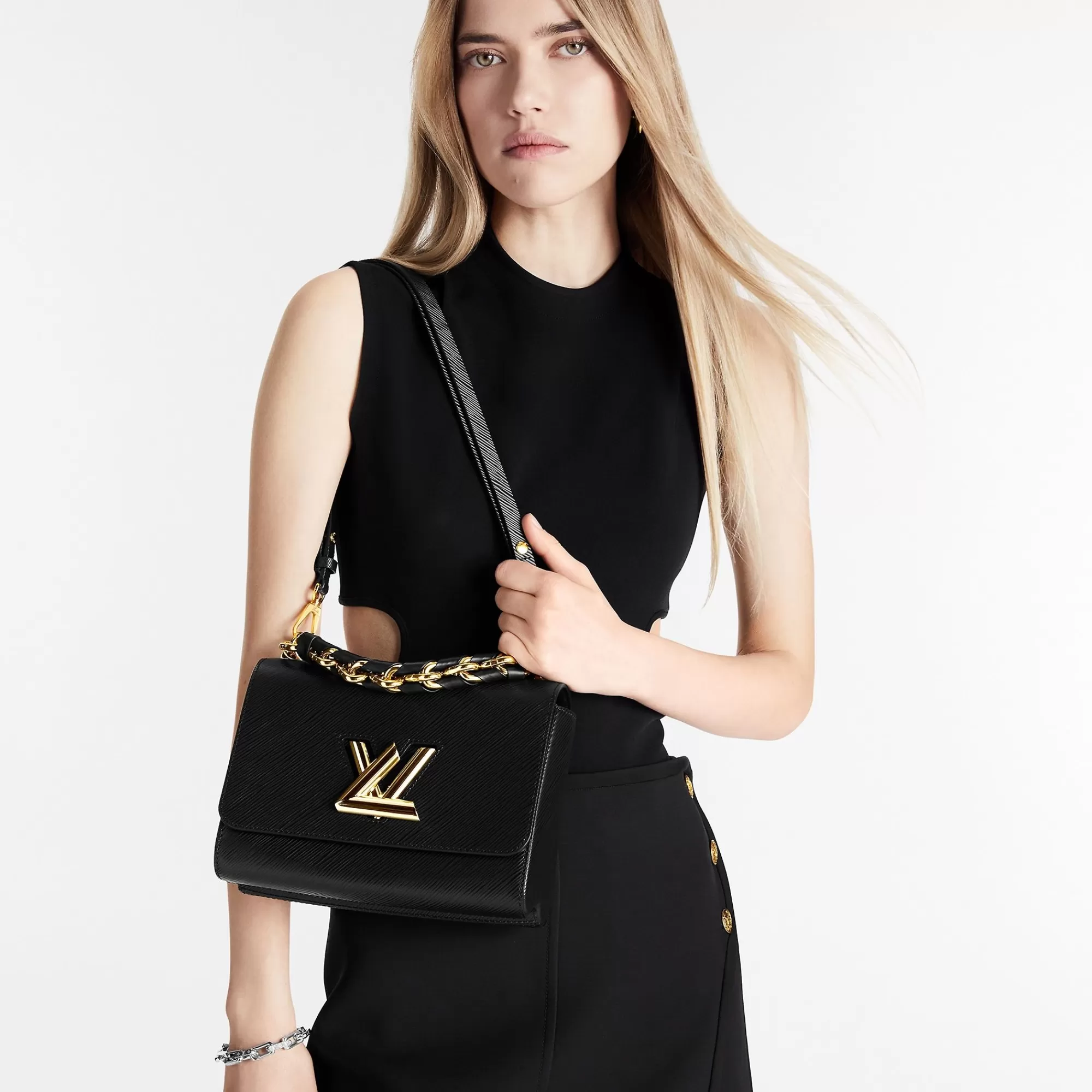 Discount Louis Vuitton Twist Mm Black
