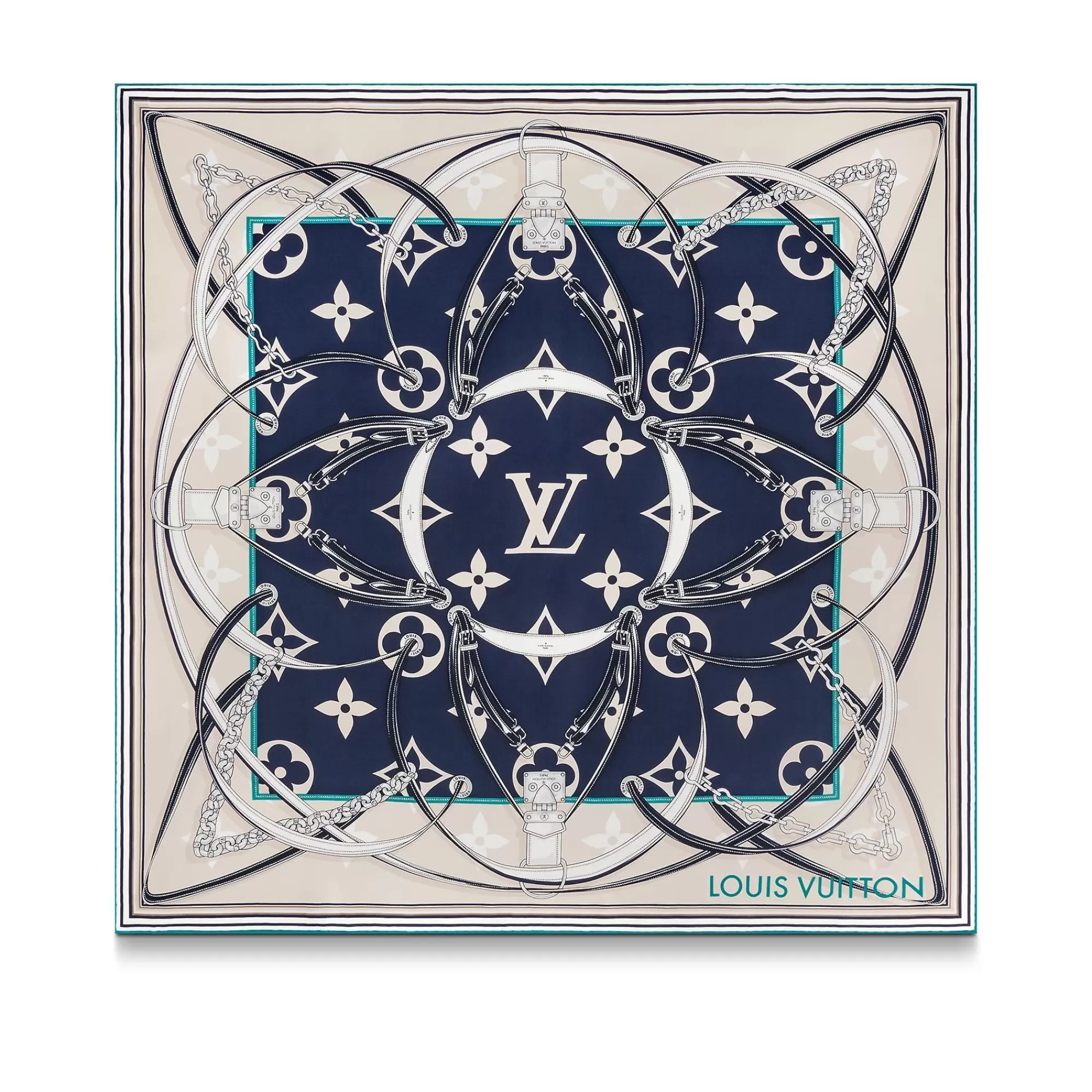 Cheap Louis Vuitton Ultimate Monogram Square 90 Bleu Marine