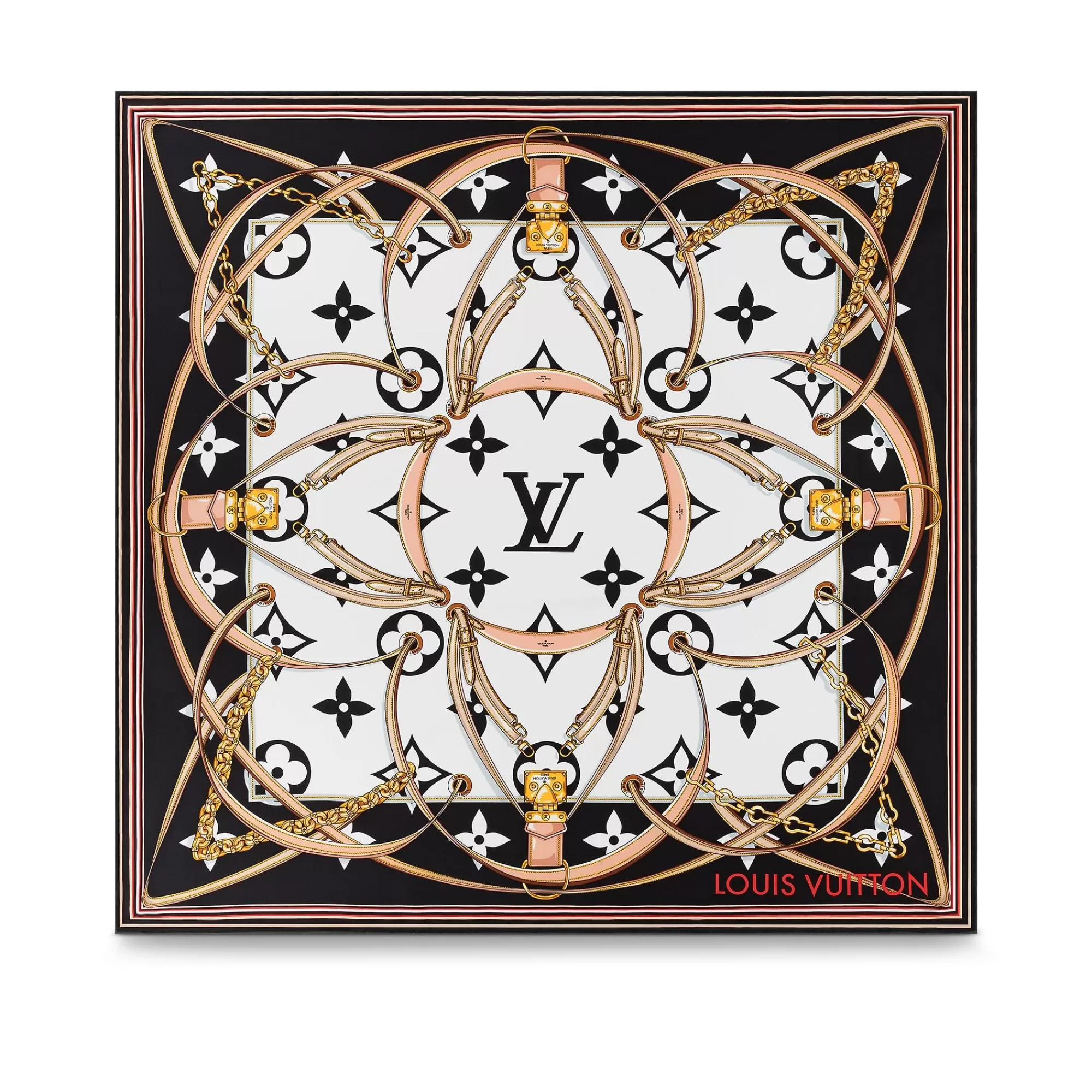 Cheap Louis Vuitton Ultimate Monogram Square 90 Black