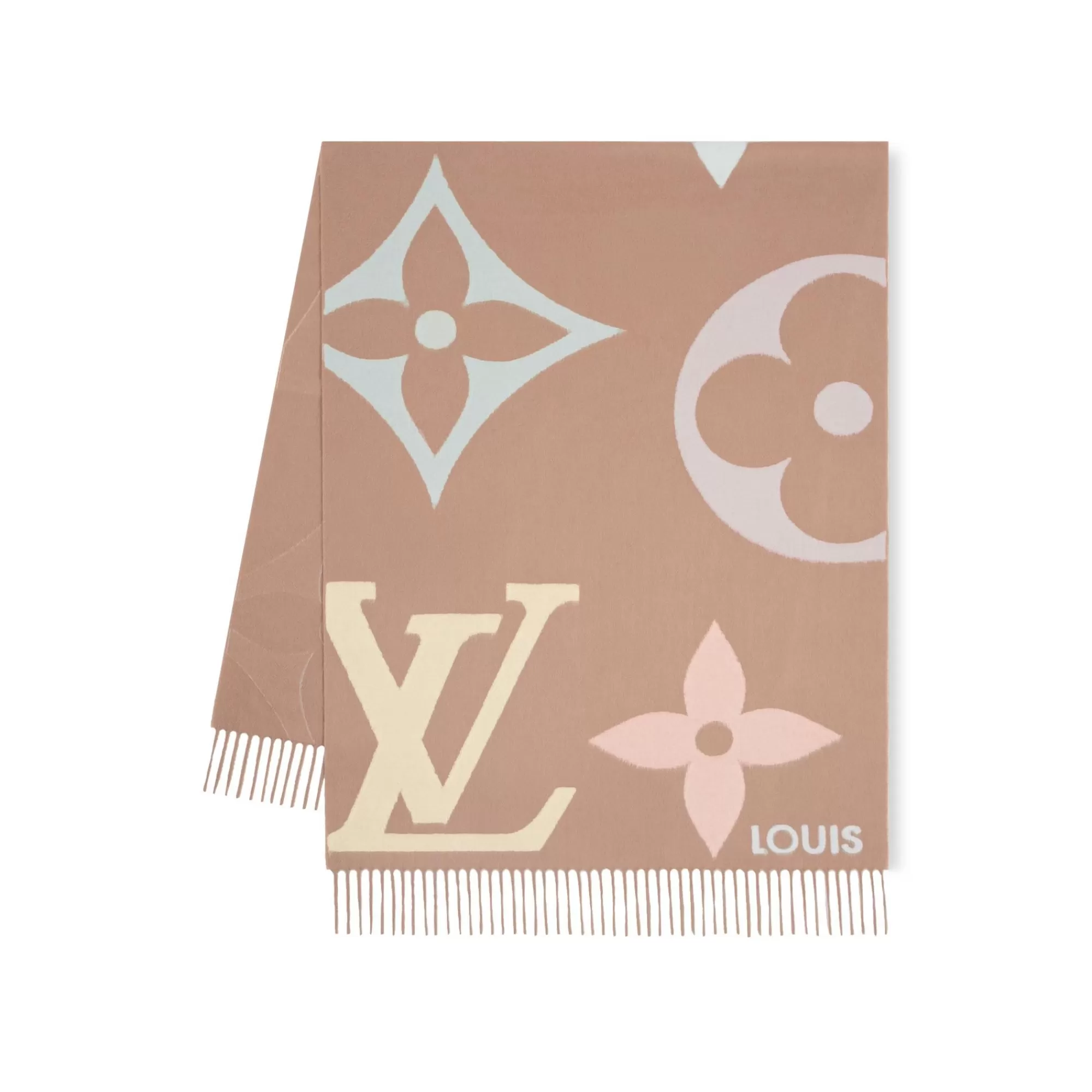 Outlet Louis Vuitton Ultimate Scarf Latte