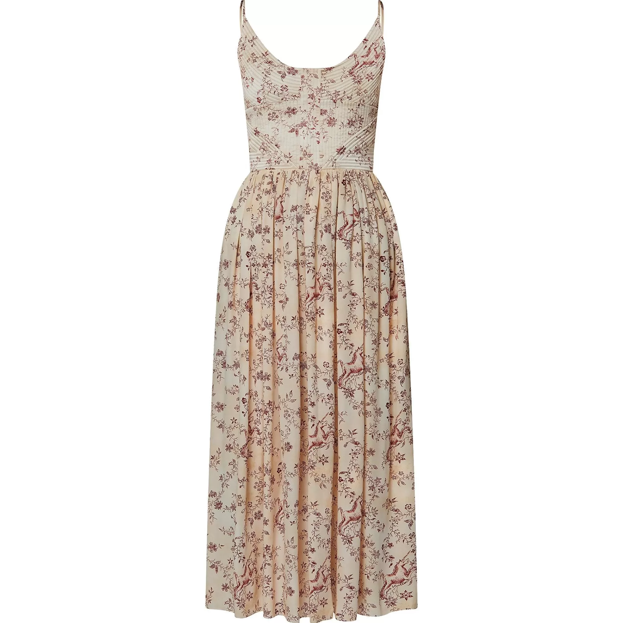 Fashion Louis Vuitton Unicorn Print Boutis Dress