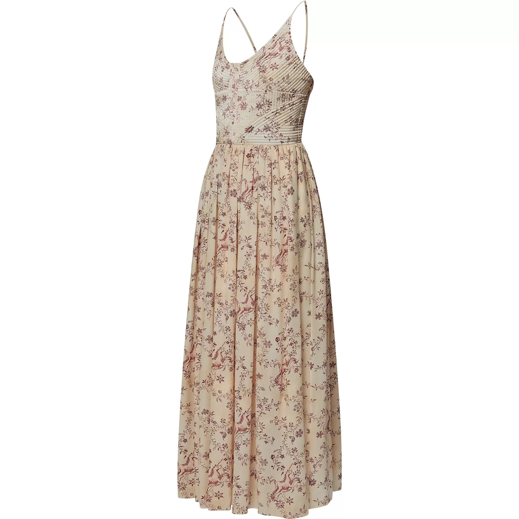 Fashion Louis Vuitton Unicorn Print Boutis Dress