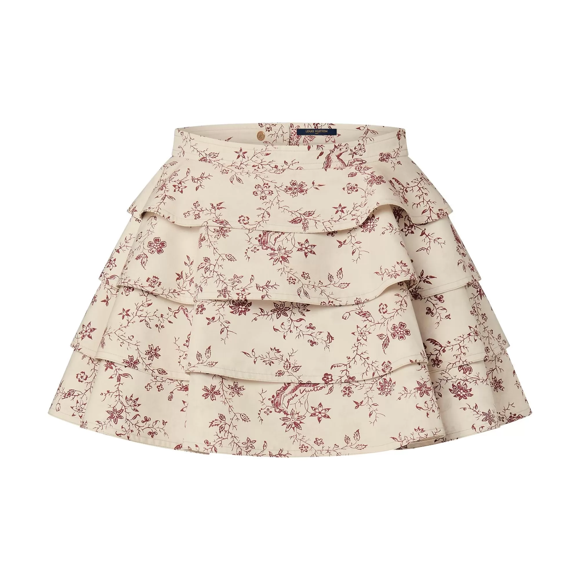 Sale Louis Vuitton Unicorn Print Flounce Skirt