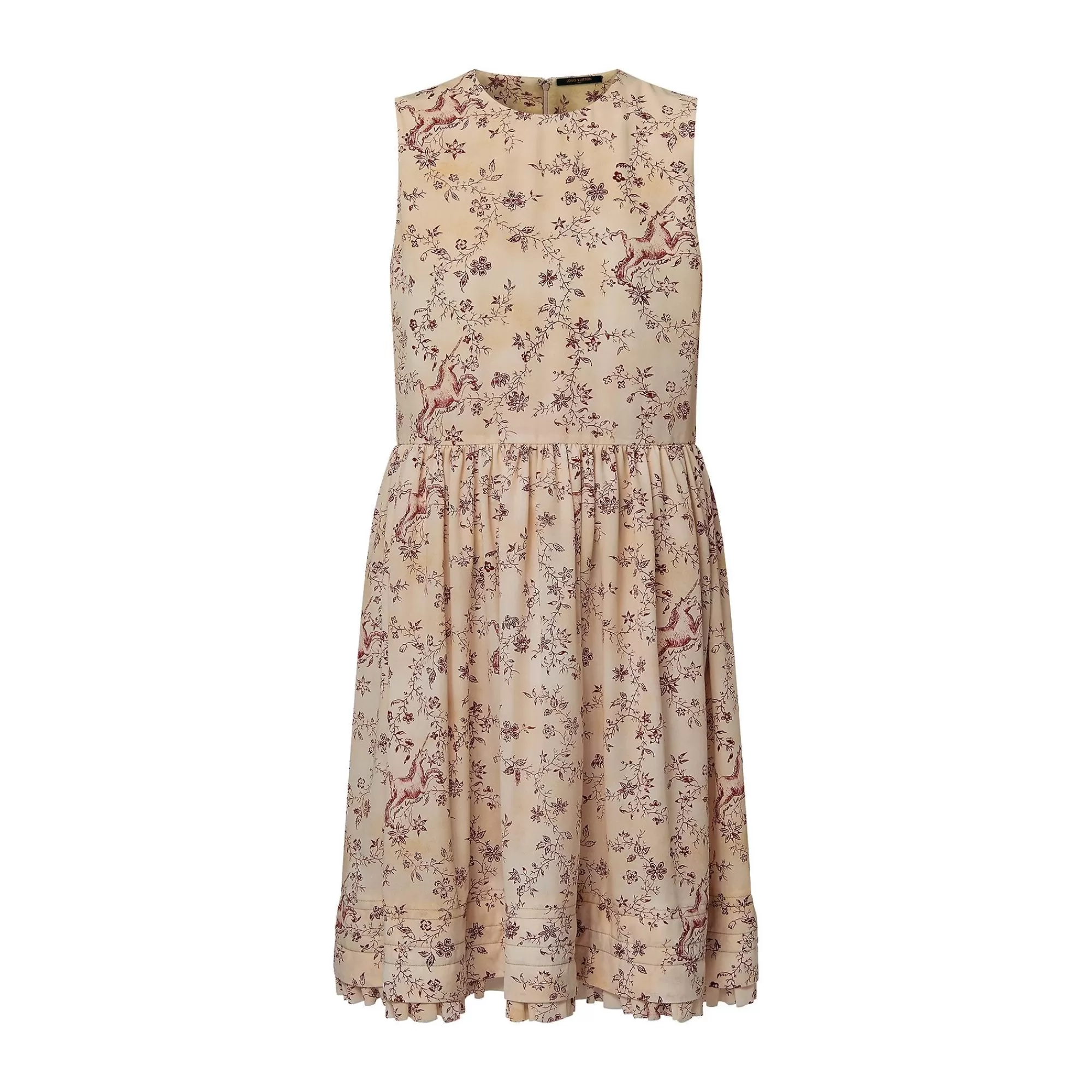 Discount Louis Vuitton Unicorn Print Midi Dress