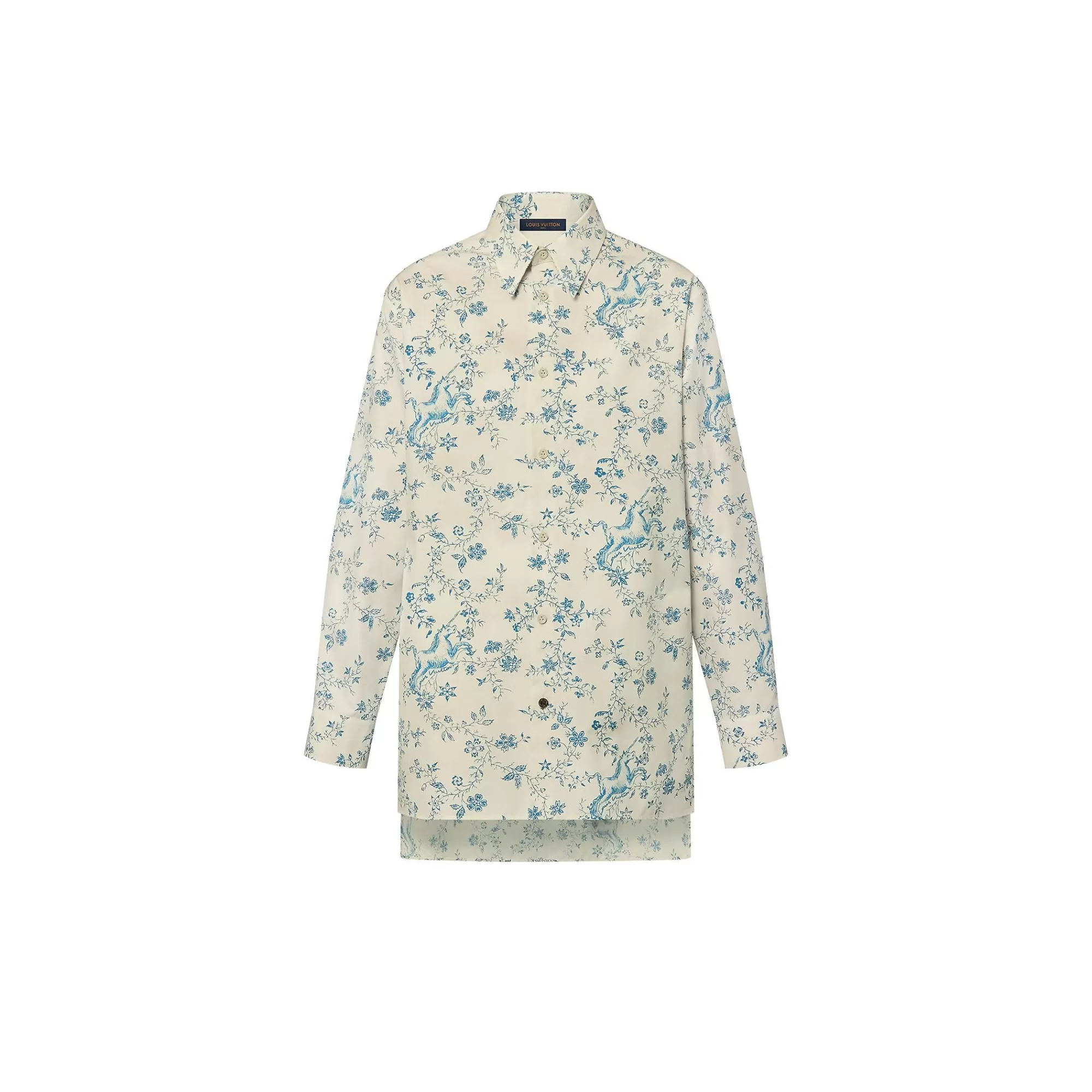 Shop Louis Vuitton Unicorn Print Shirt