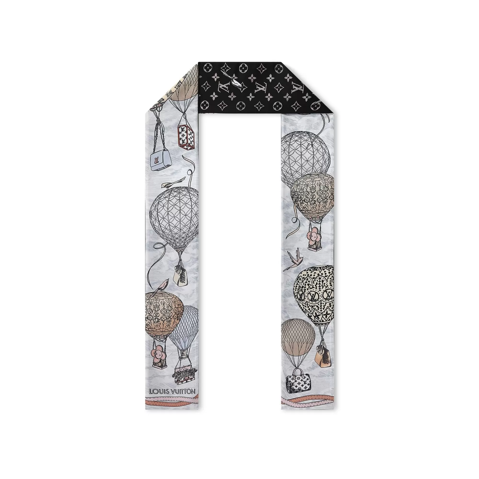 Store Louis Vuitton Up And Away Bandeau Noir Blanc
