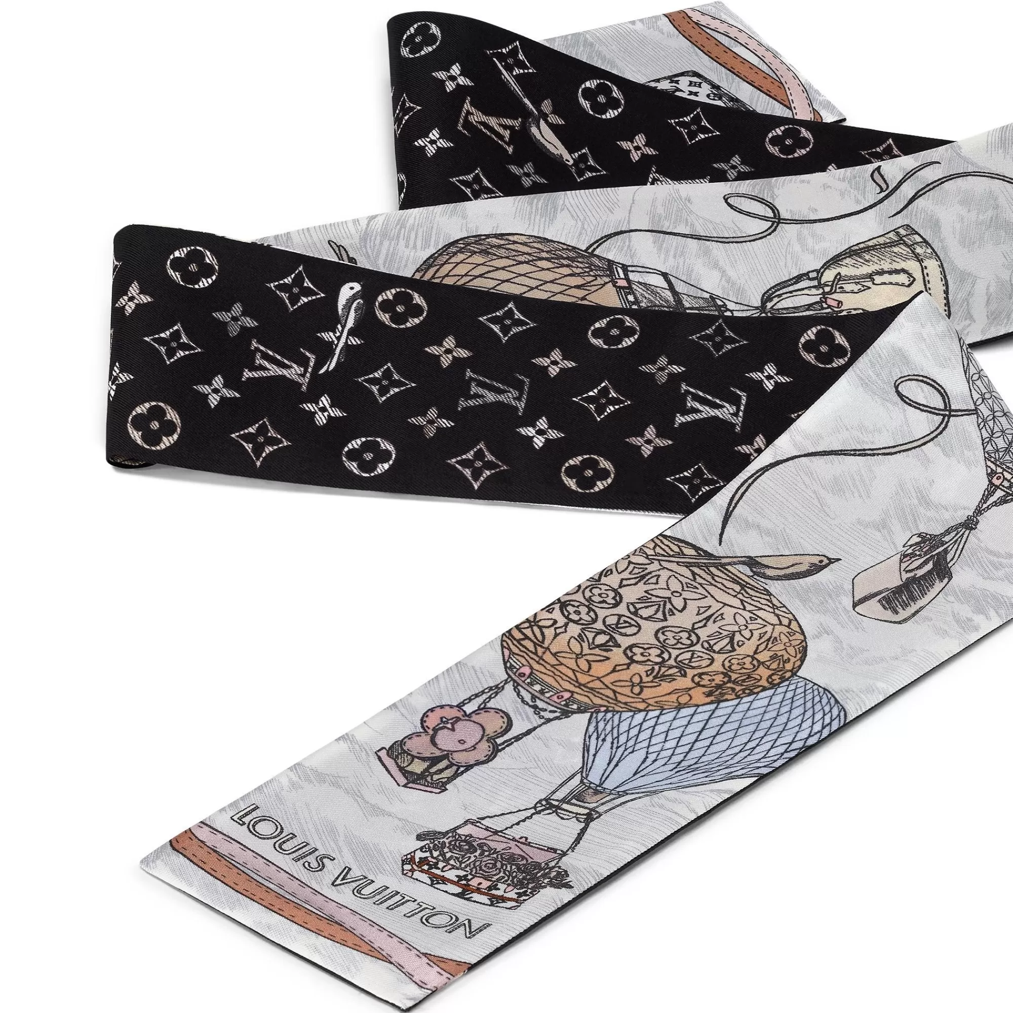 Store Louis Vuitton Up And Away Bandeau Noir Blanc