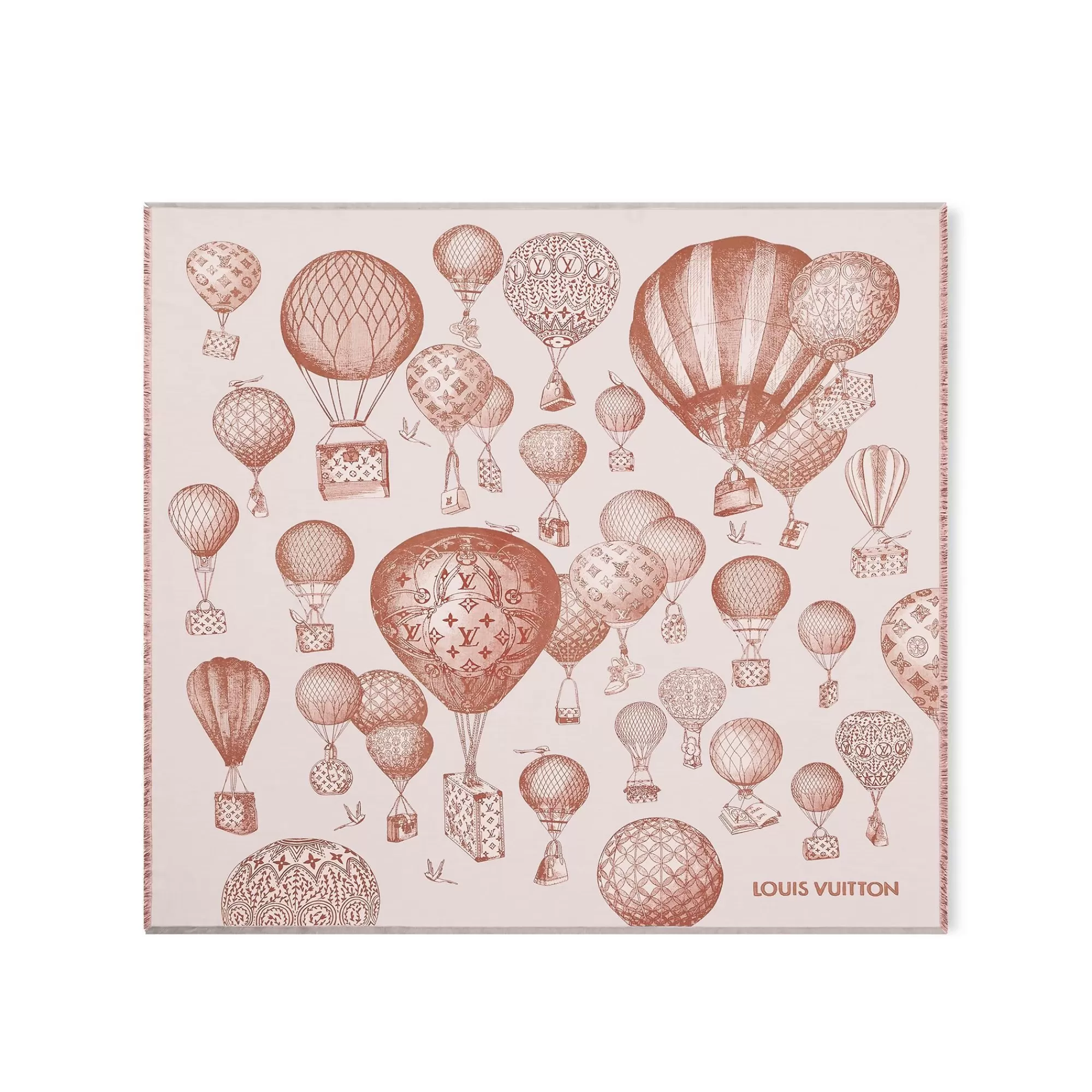 Best Louis Vuitton Up And Away Shawl Tan