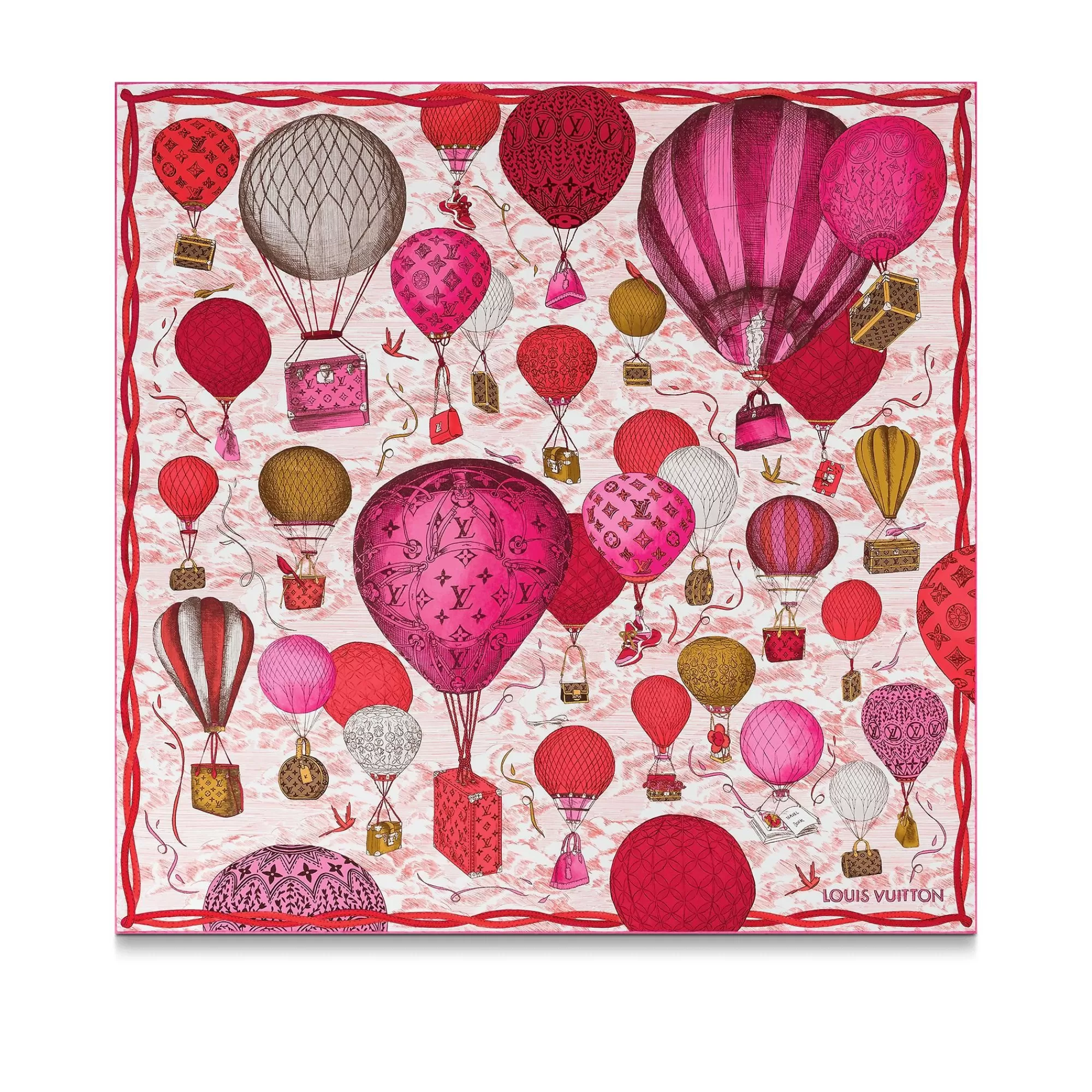 New Louis Vuitton Up And Away Square 90 Poppy