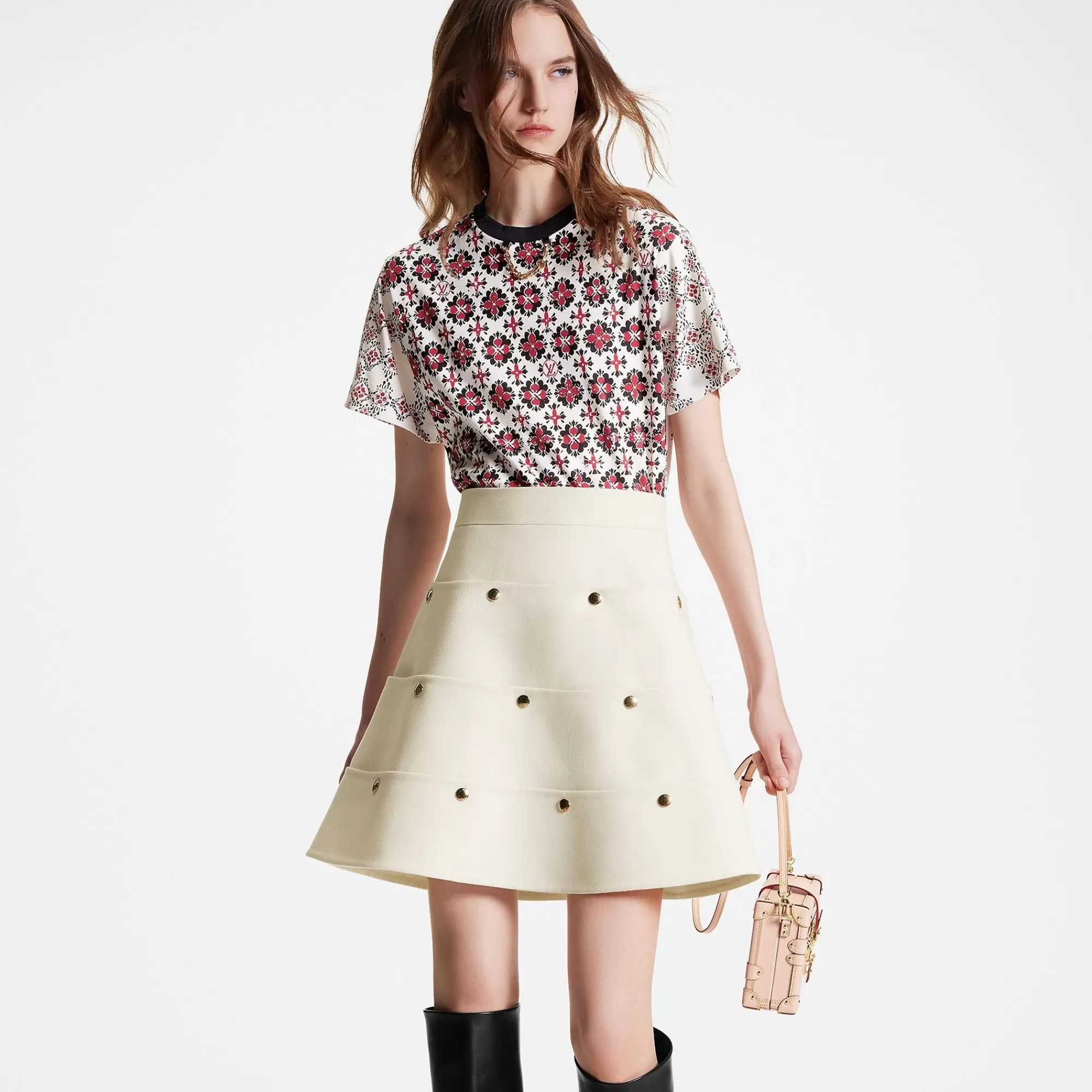 Online Louis Vuitton Vintage Monogram Print T-Shirt
