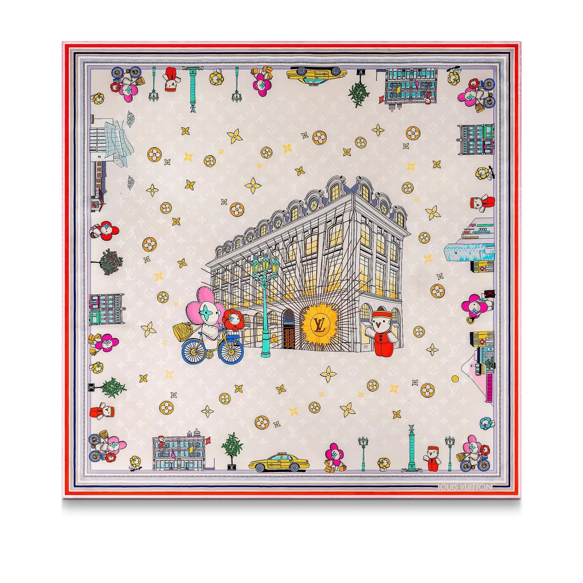 Online Louis Vuitton Vivienne Animation Square 90