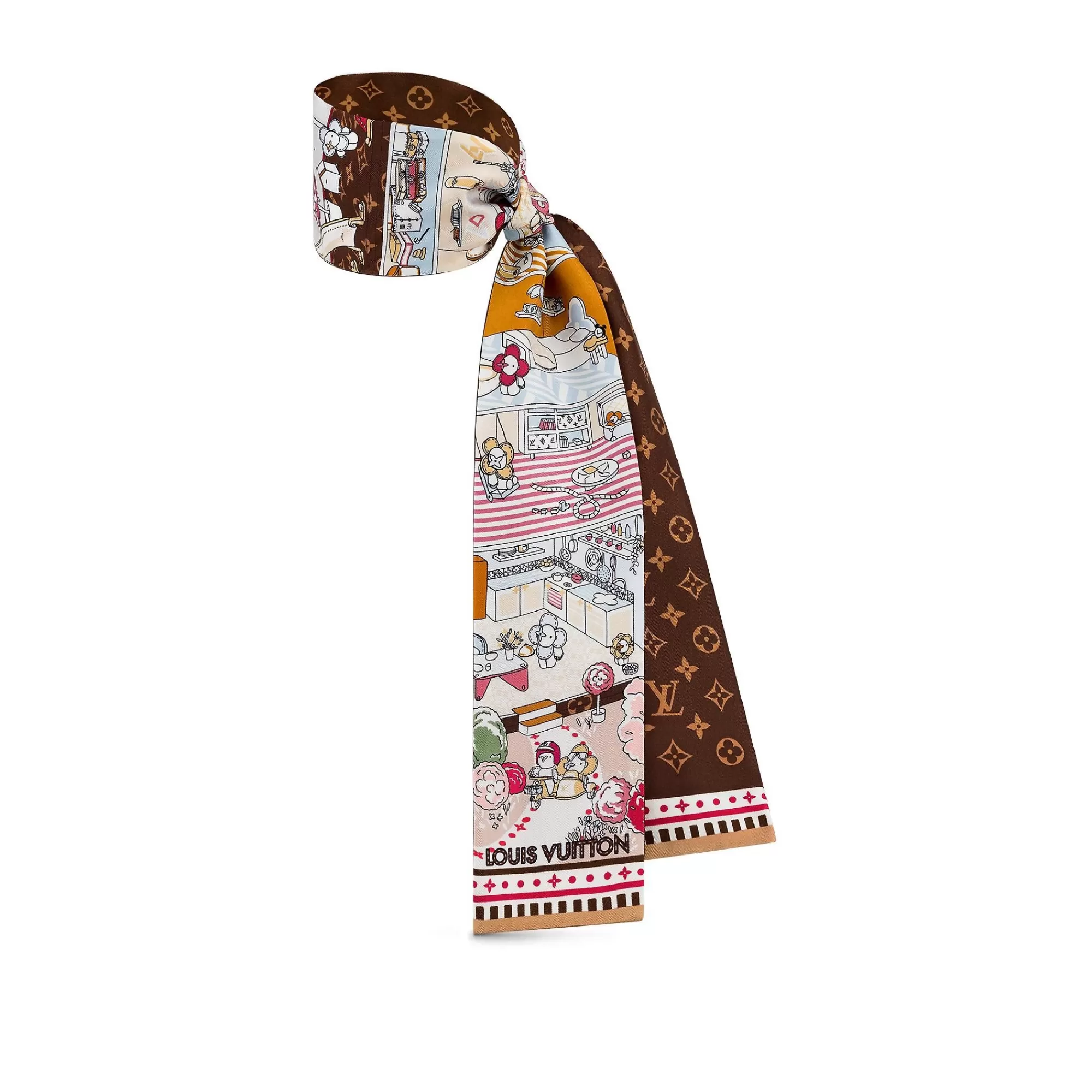 Hot Louis Vuitton Vivienne World Bandeau