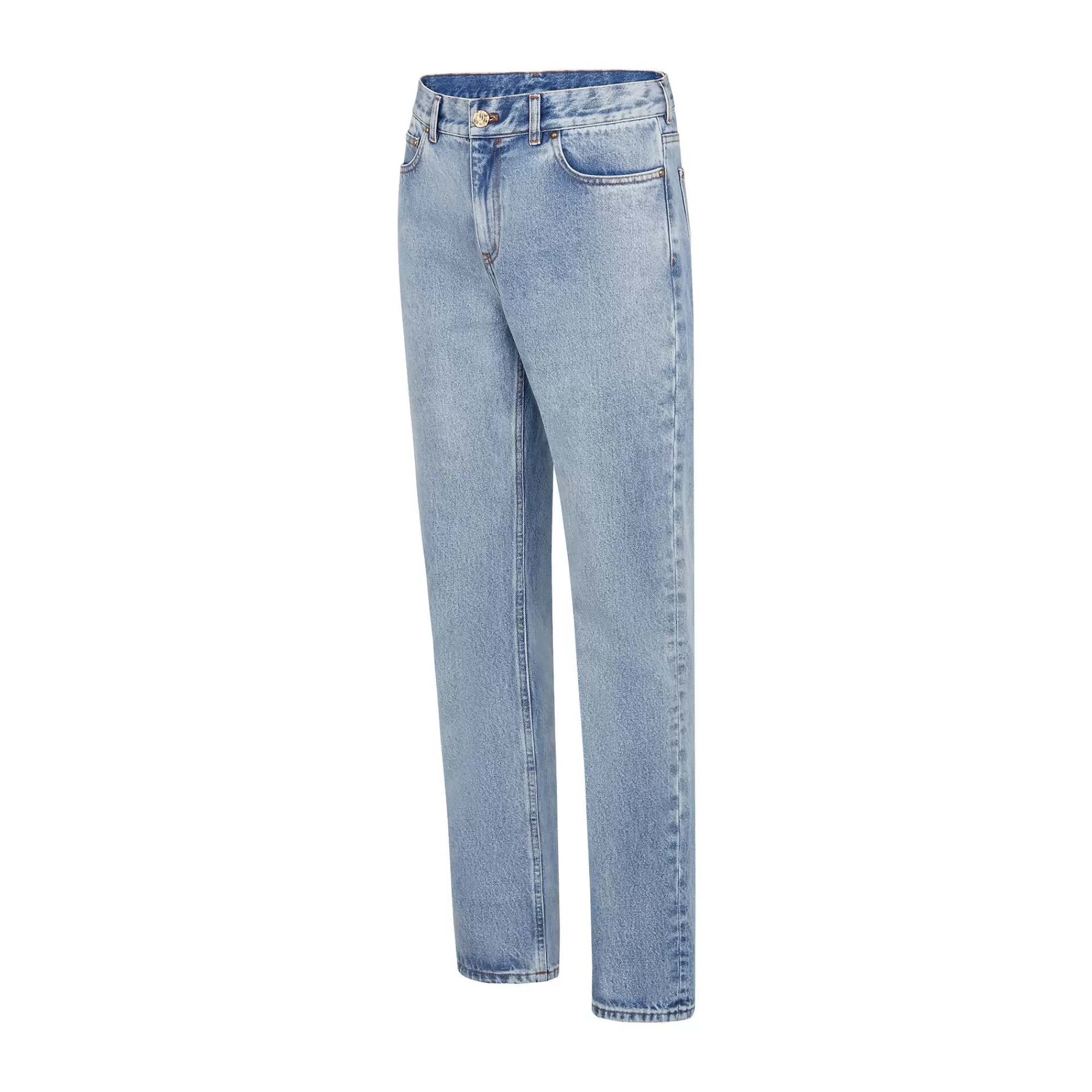 Outlet Louis Vuitton Washed Slim Jeans