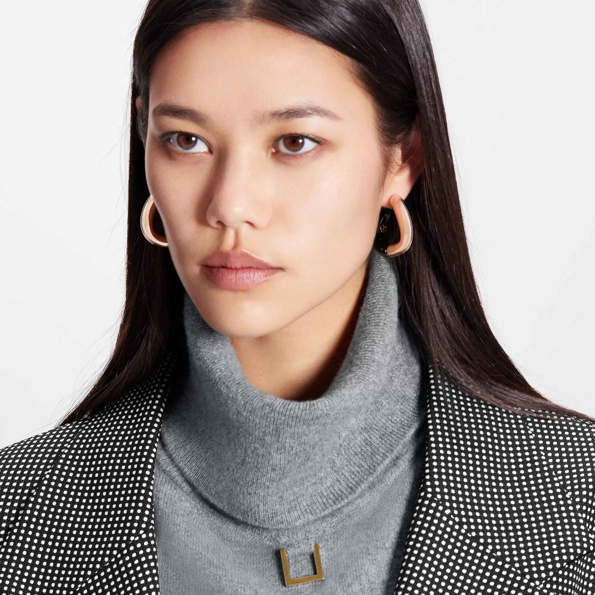 Cheap Louis Vuitton Wave Hoops Earrings Pink