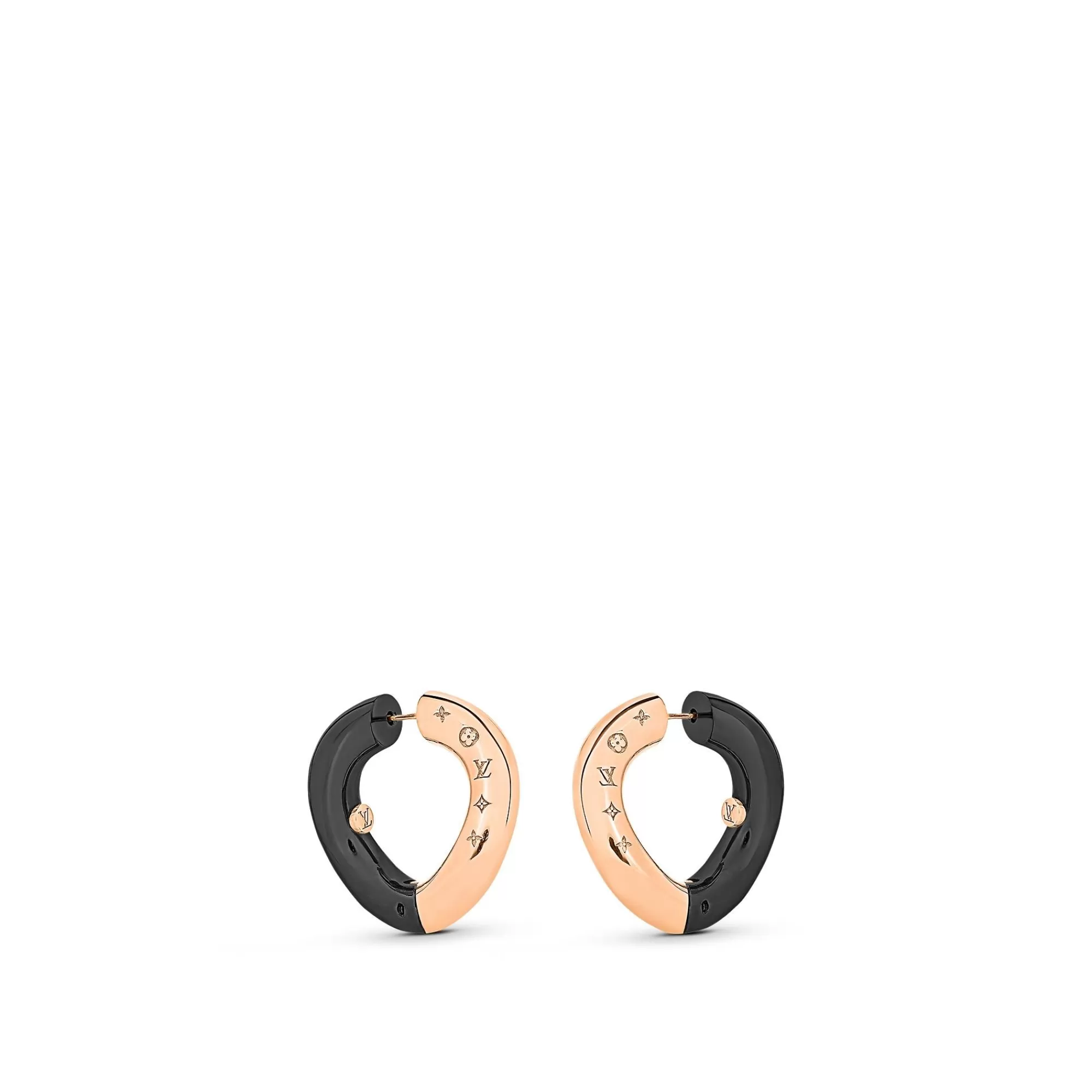 Cheap Louis Vuitton Wave Hoops Earrings Pink