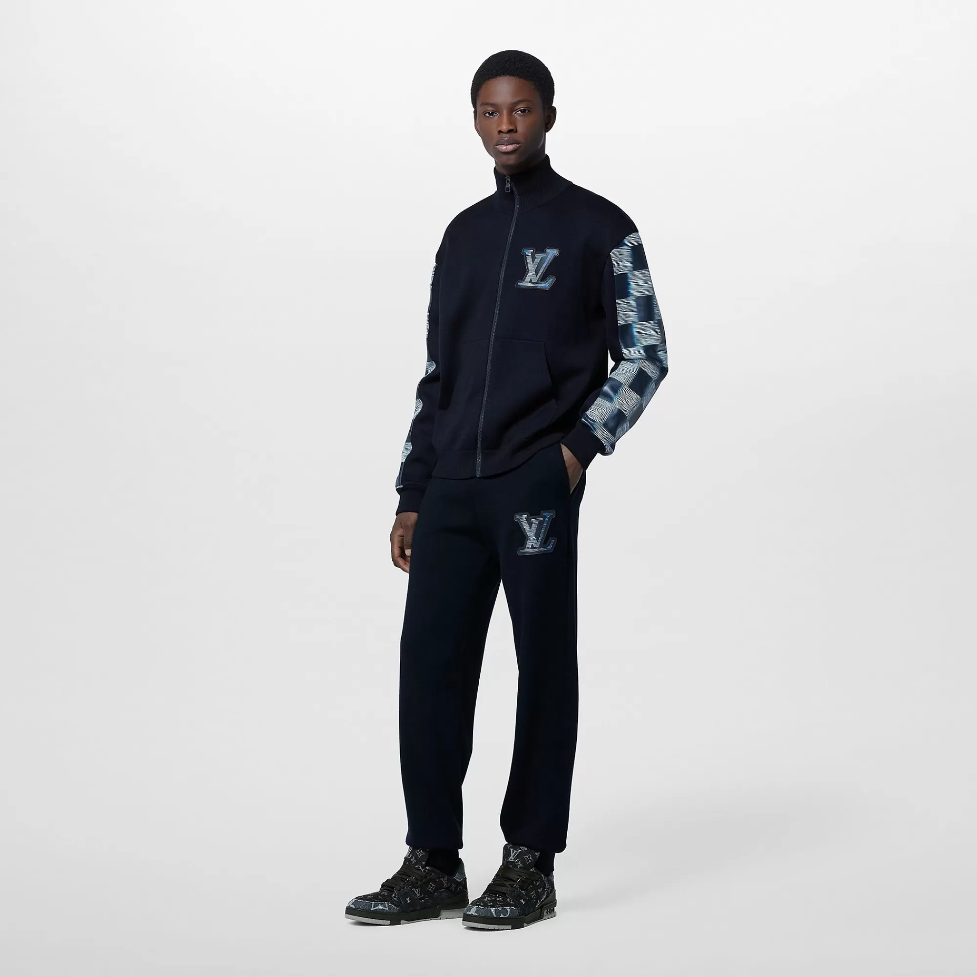 Best Louis Vuitton Wool And Leather Jogpants