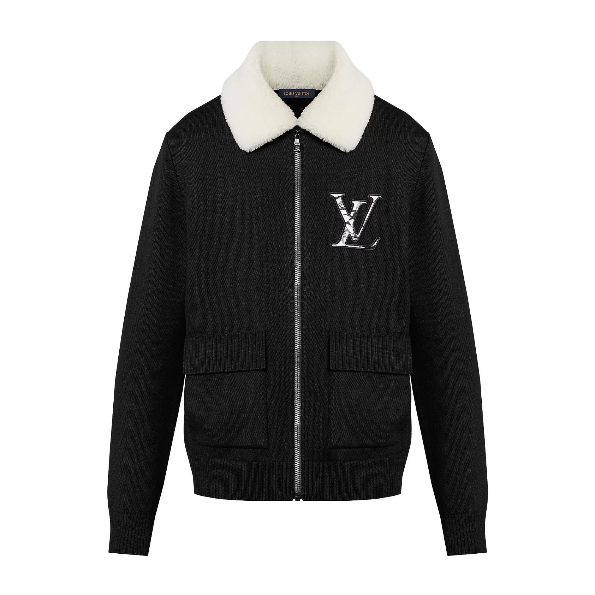 New Louis Vuitton Wool Blouson With Shearling Collar