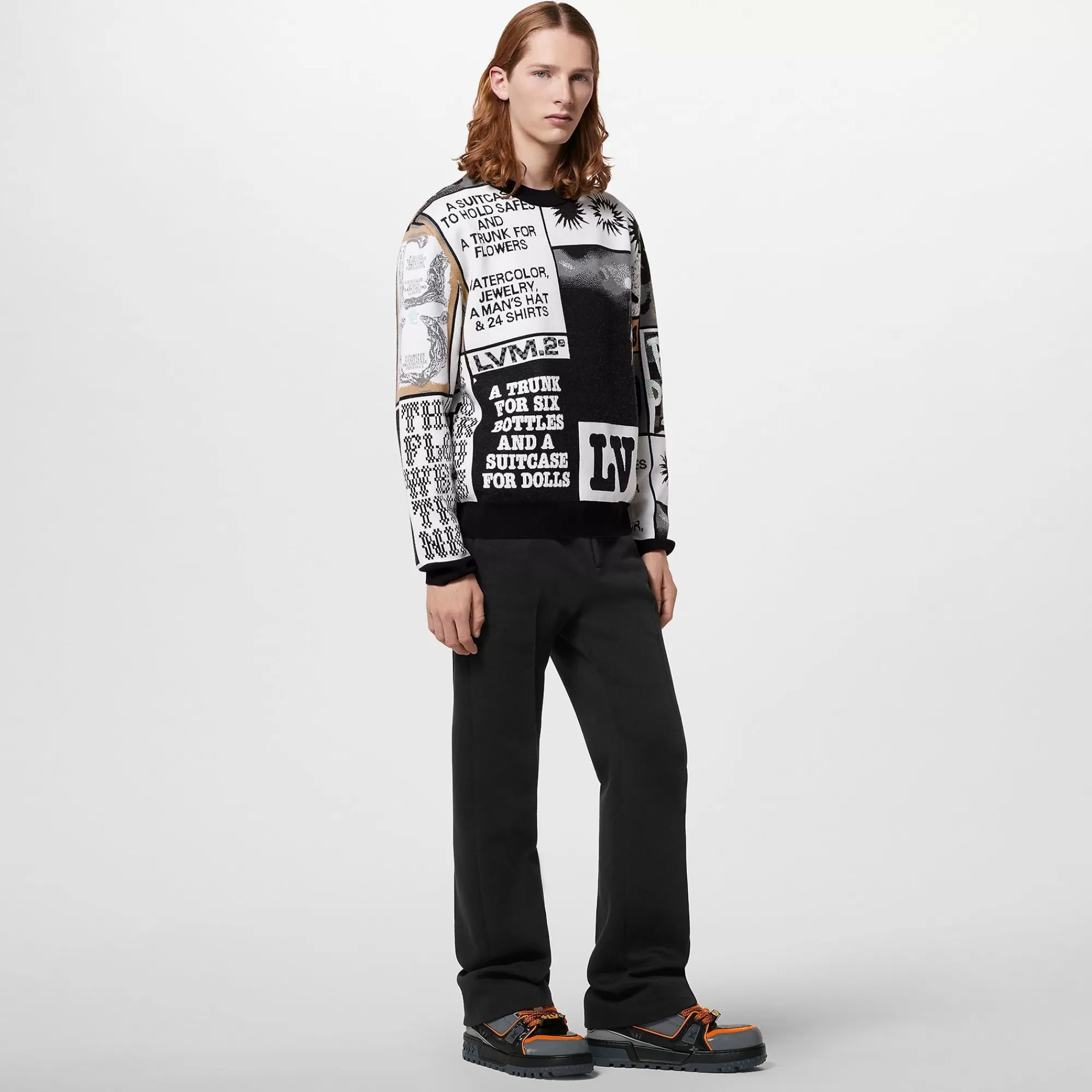 Shop Louis Vuitton Wool Crewneck