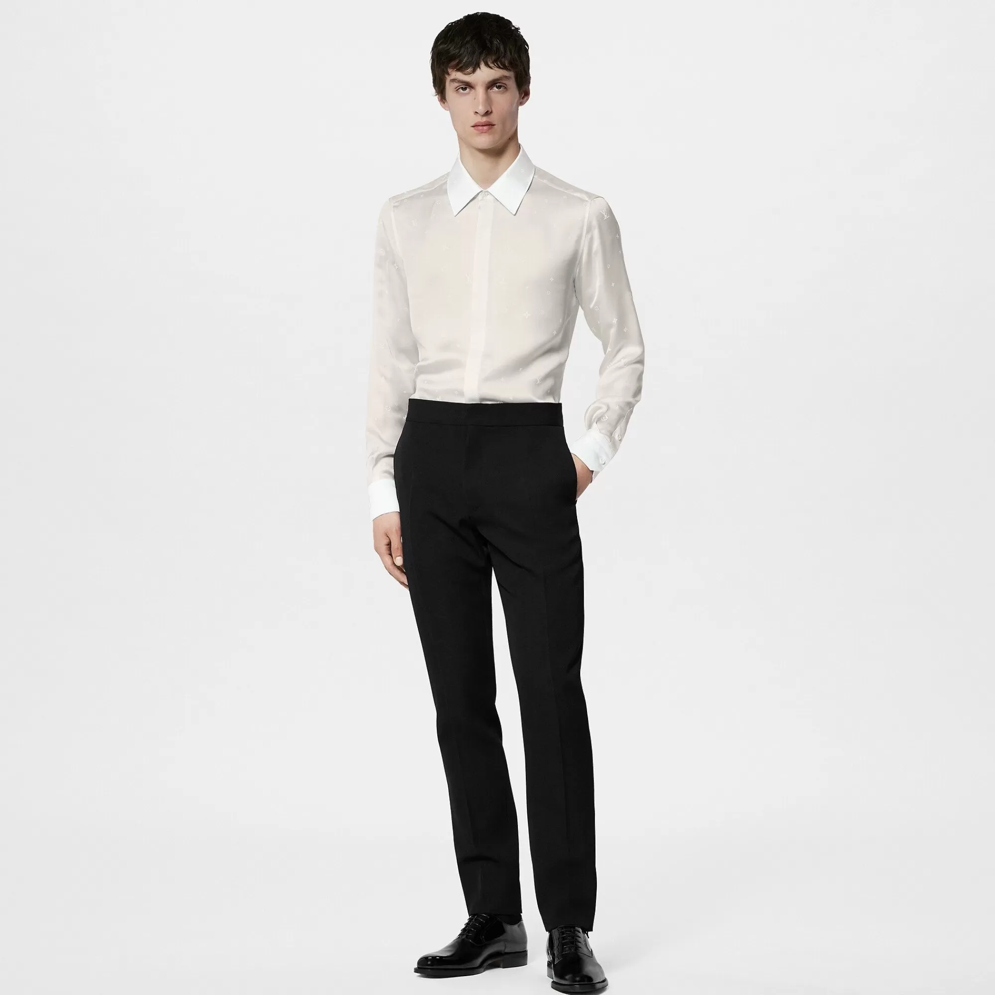 Best Louis Vuitton Wool Tuxedo Cigarette Pants