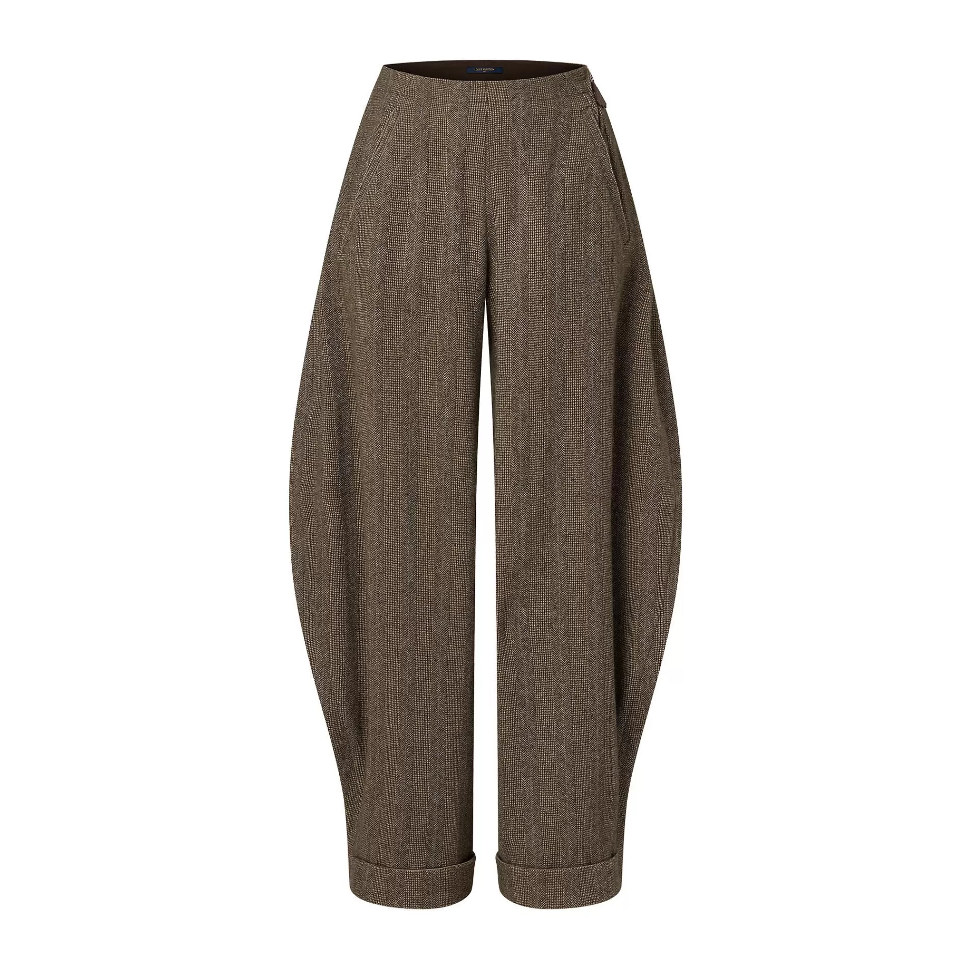 Shop Louis Vuitton Wool-Cashmere Balloon Pants