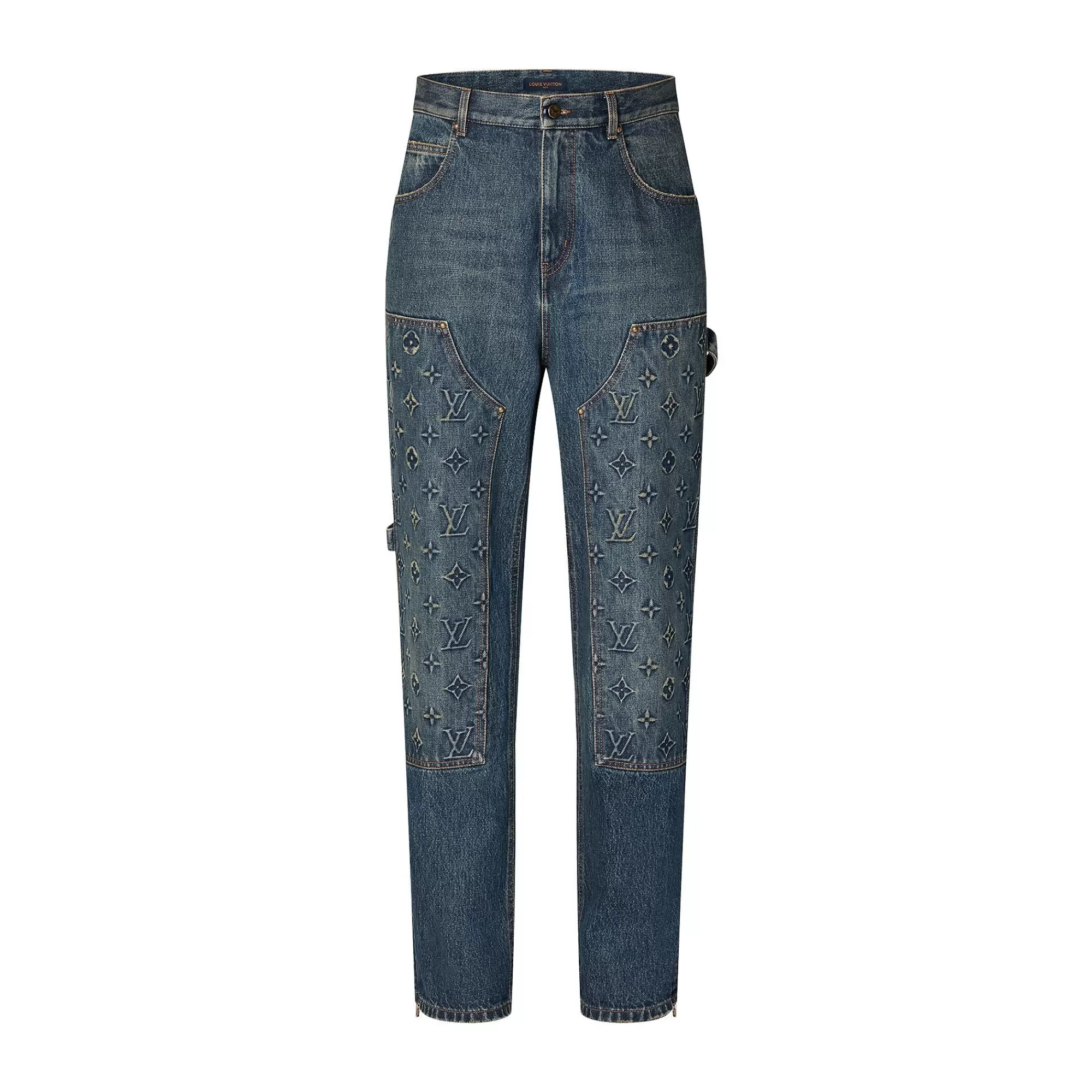 Cheap Louis Vuitton Workwear Denim Carpenter Pants