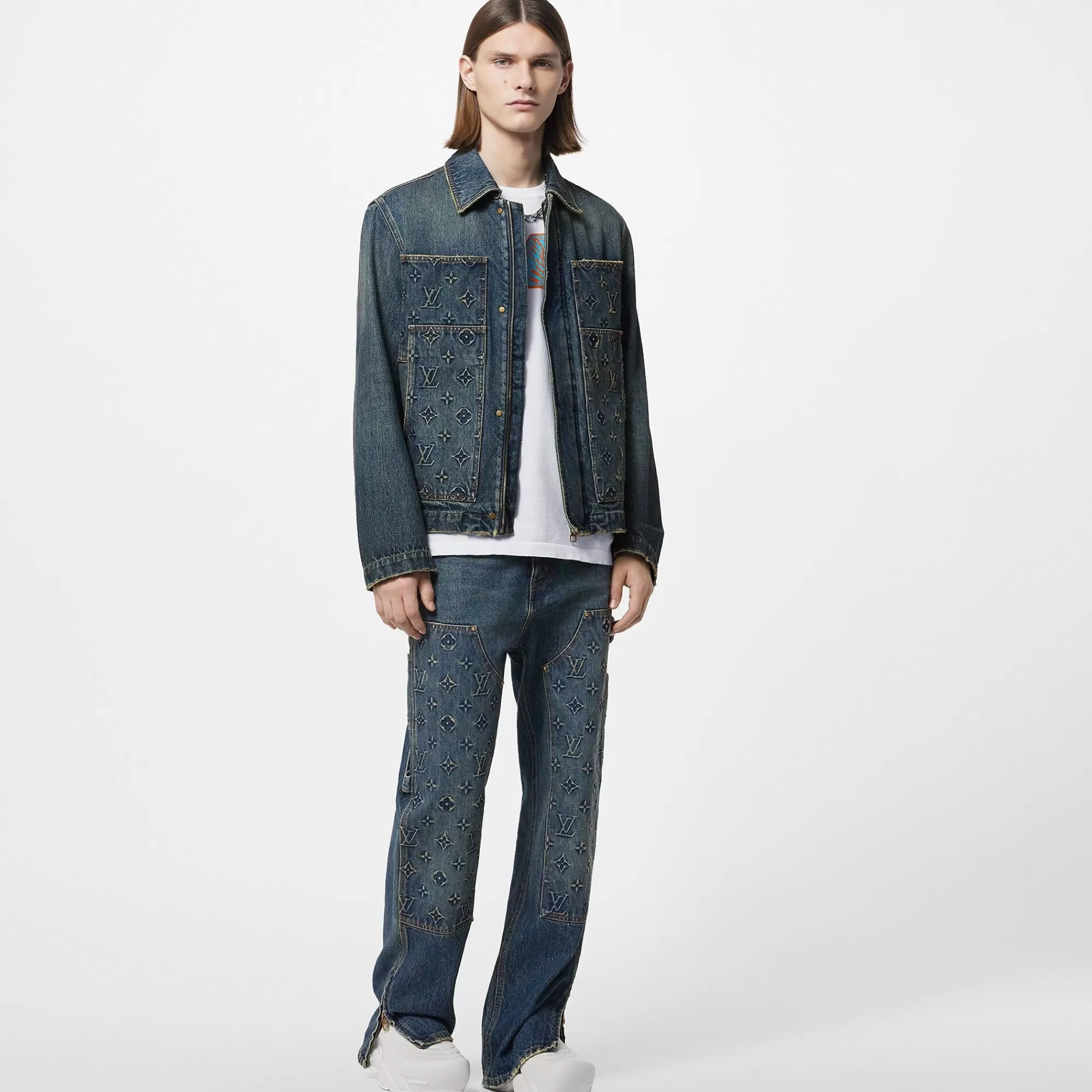 Cheap Louis Vuitton Workwear Denim Jacket