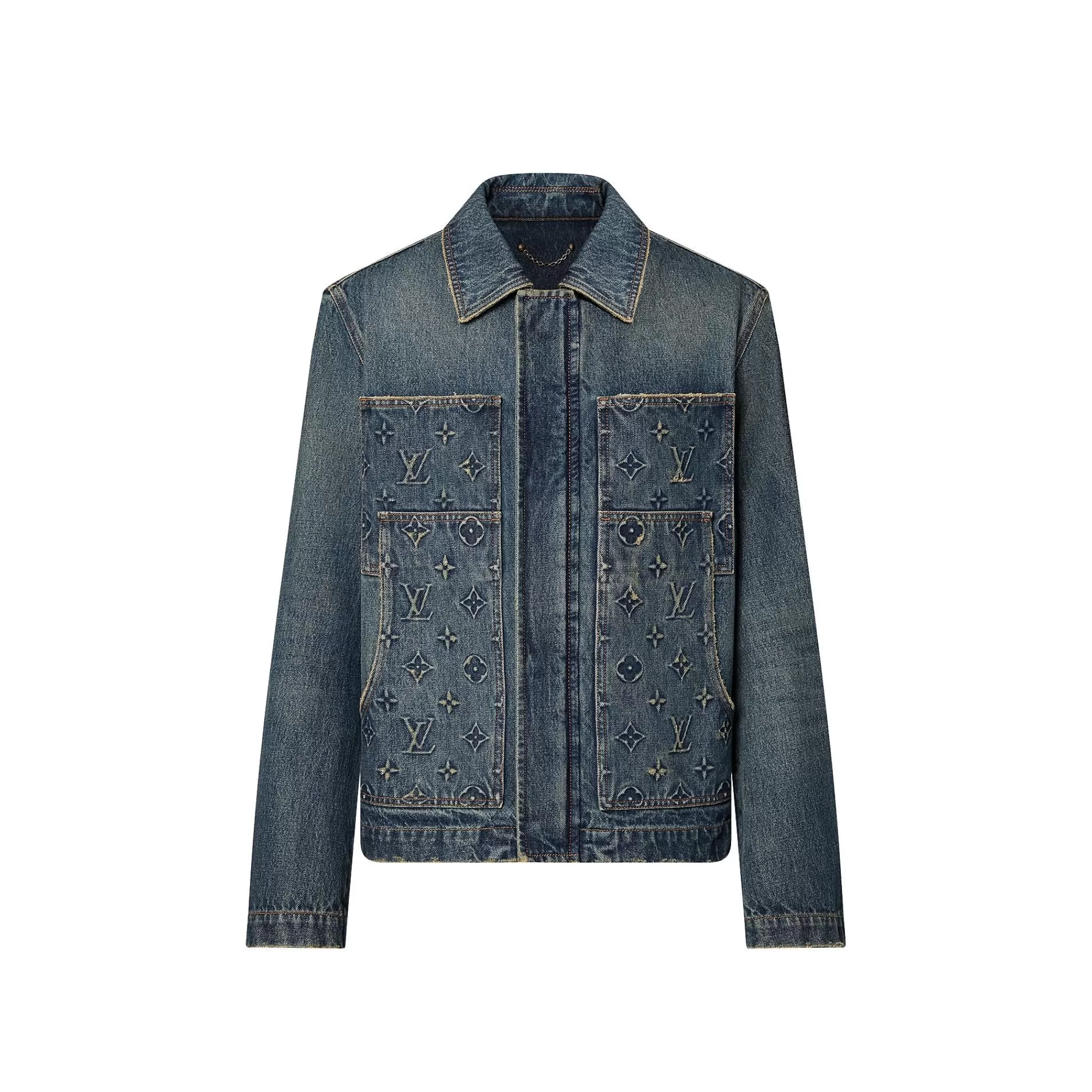 Cheap Louis Vuitton Workwear Denim Jacket