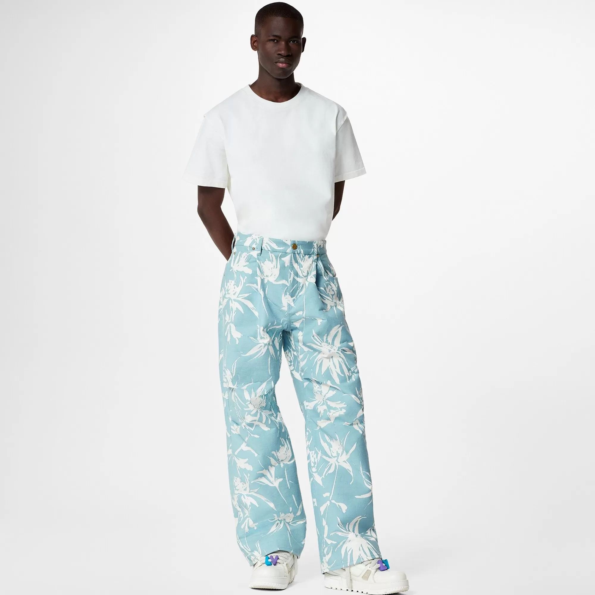 Clearance Louis Vuitton Workwear Denim Pants