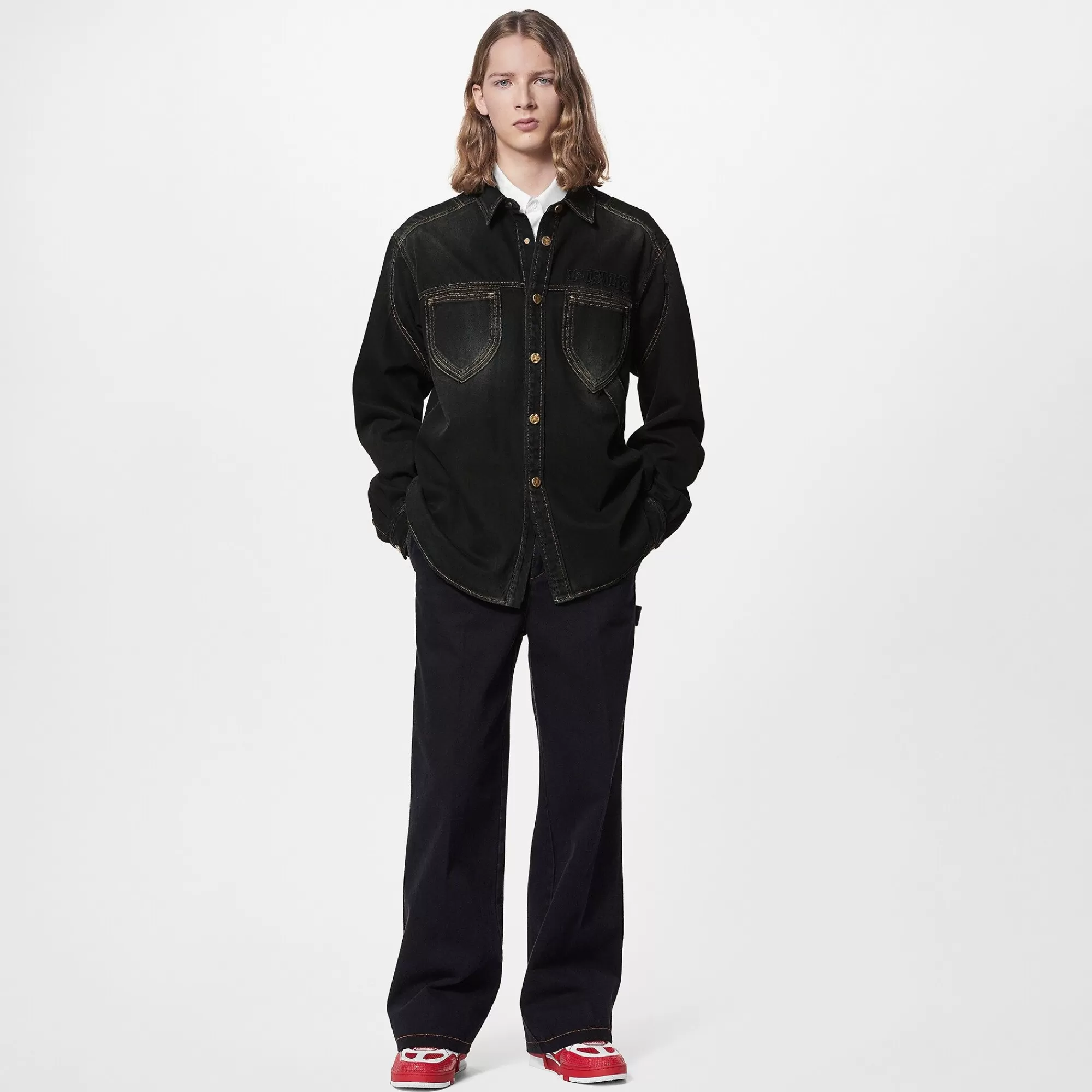 Cheap Louis Vuitton Workwear Denim Shirt