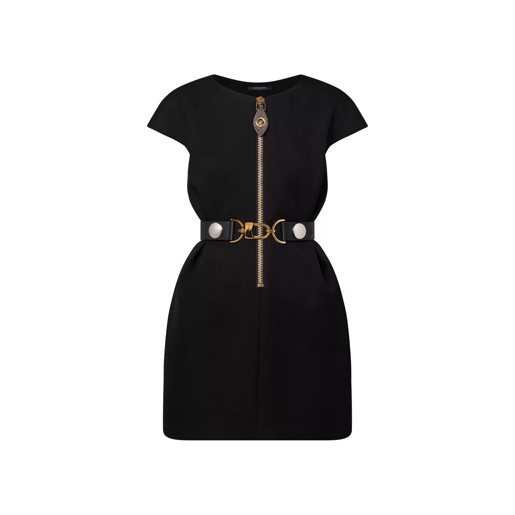 Sale Louis Vuitton Xxl Detail Cap Sleeve Dress