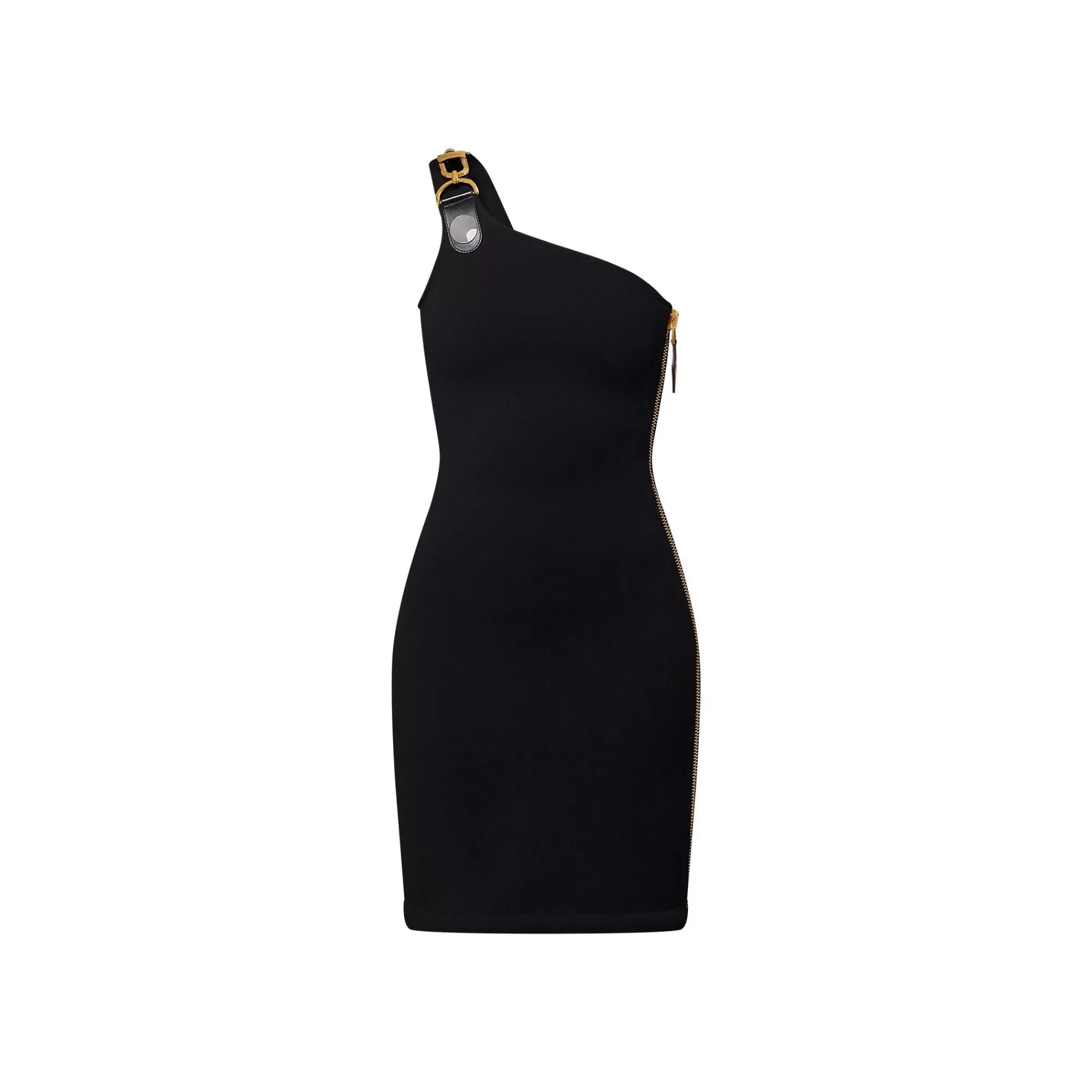 Best Louis Vuitton Xxl Detail One-Shoulder Dress