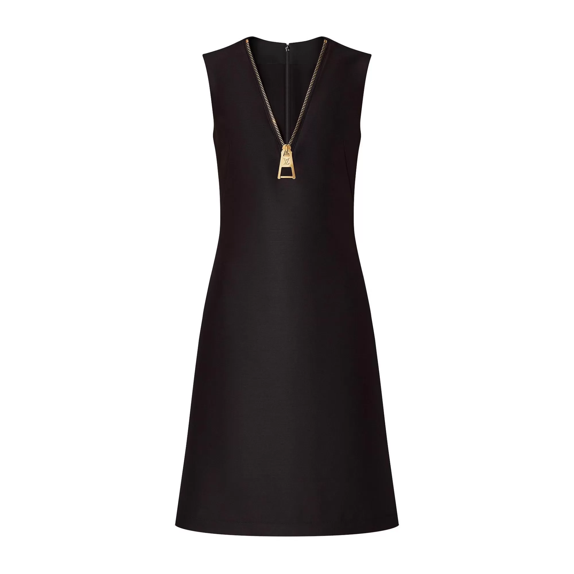 Online Louis Vuitton Zipper Neckline Dress
