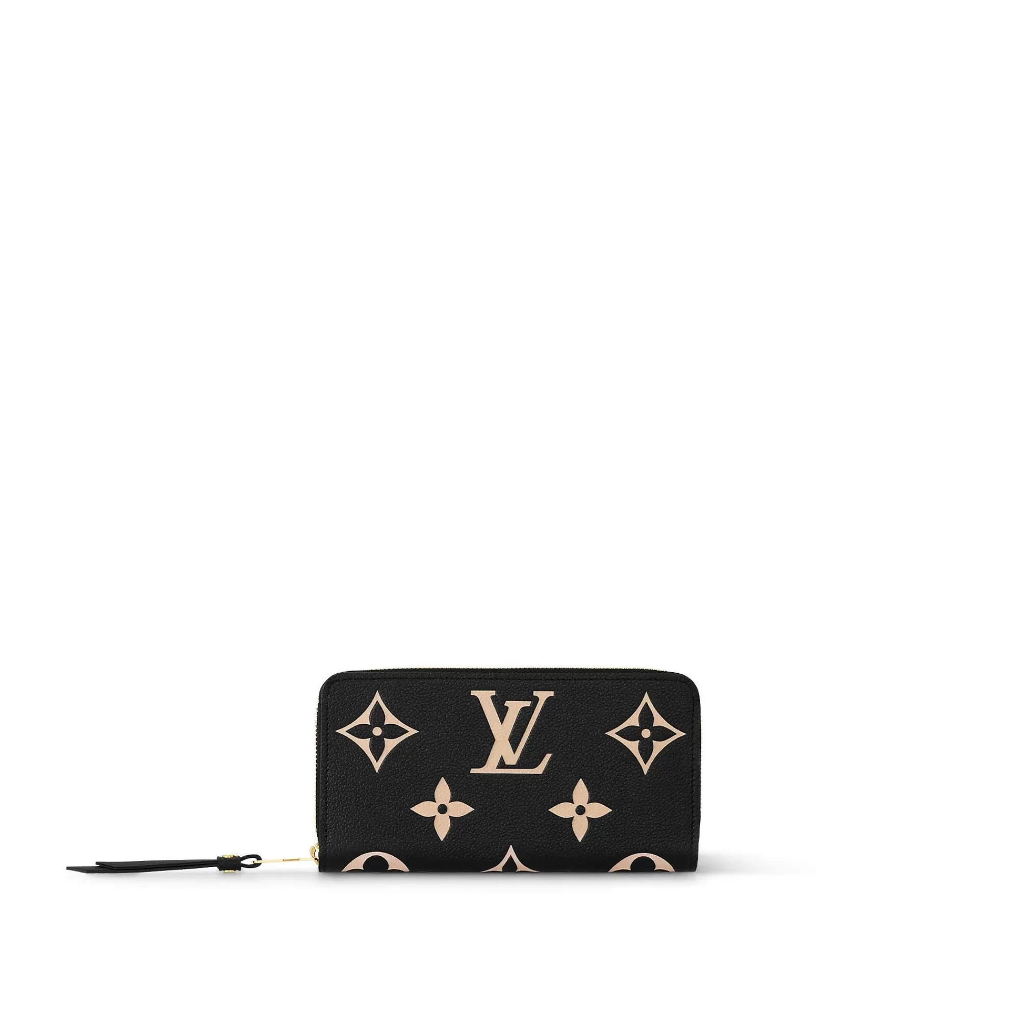 Best Sale Louis Vuitton Zippy Wallet Black/Beige